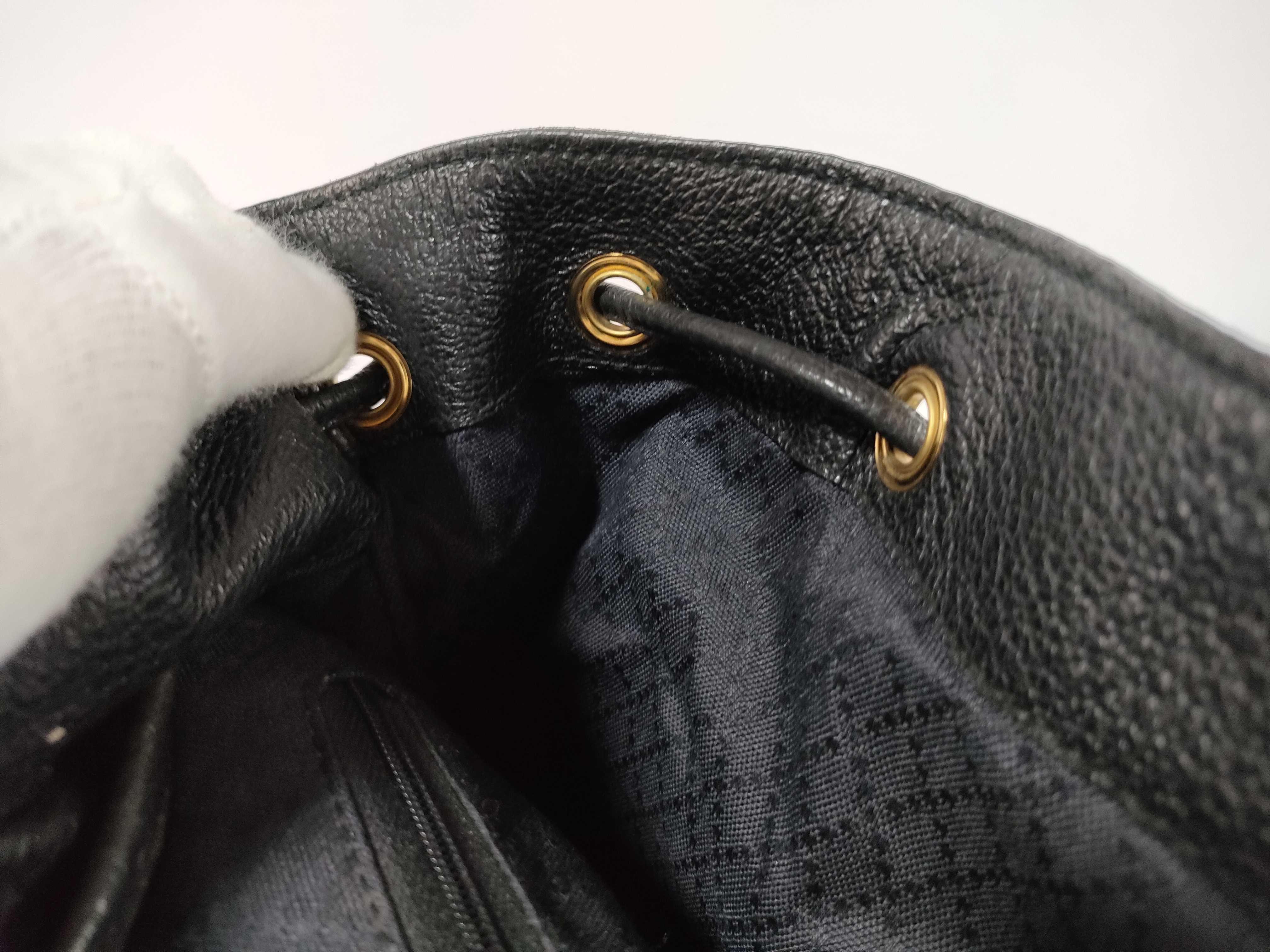 Bamboo 003-2058-0016 Black Leather Backpack — view 15