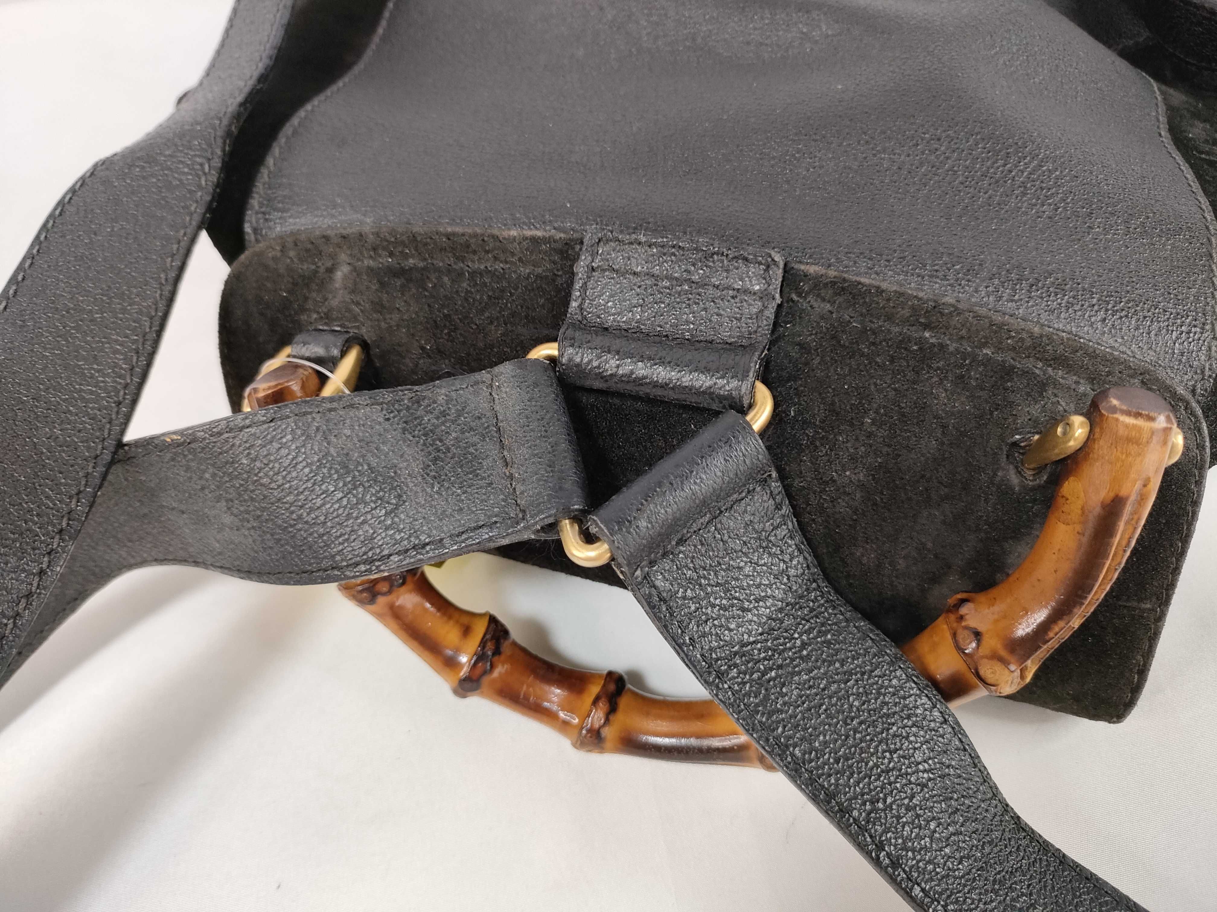 Bamboo 003-2058-0016 Black Leather Backpack — view 5