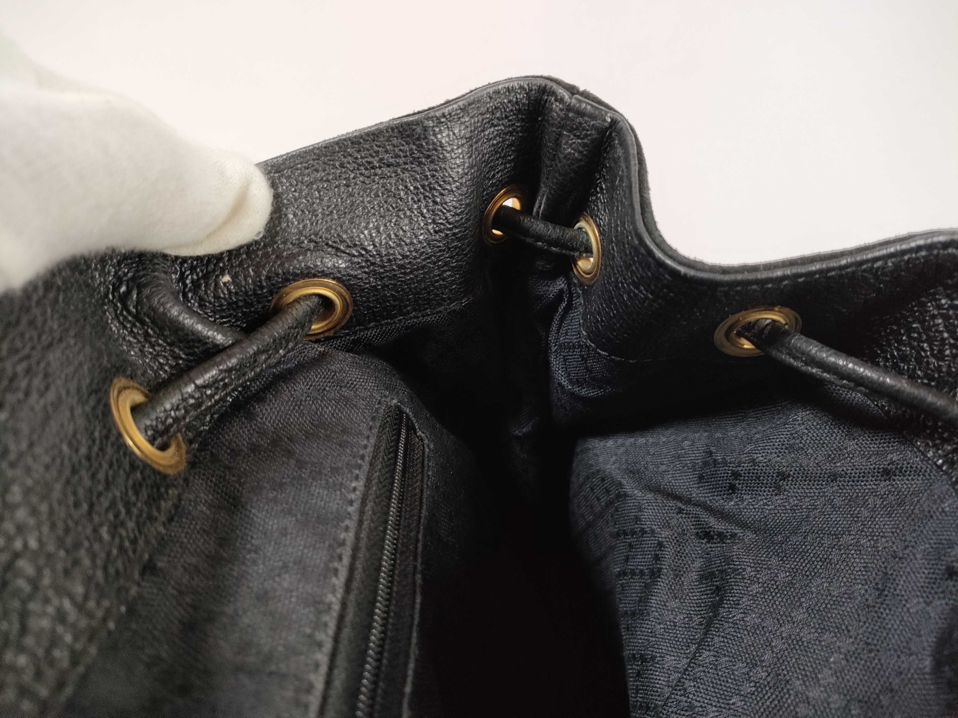 Bamboo 003-2058-0016 Black Leather Backpack — view 8