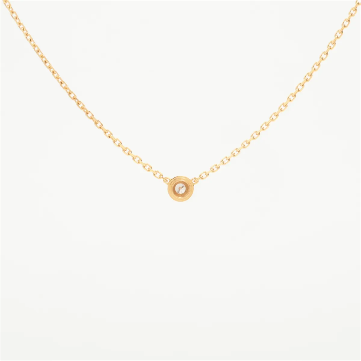 Damour XS Diamond Necklace, 750 (Yellow Gold), 2.1g, KTC029 CRB7224517 — view 2