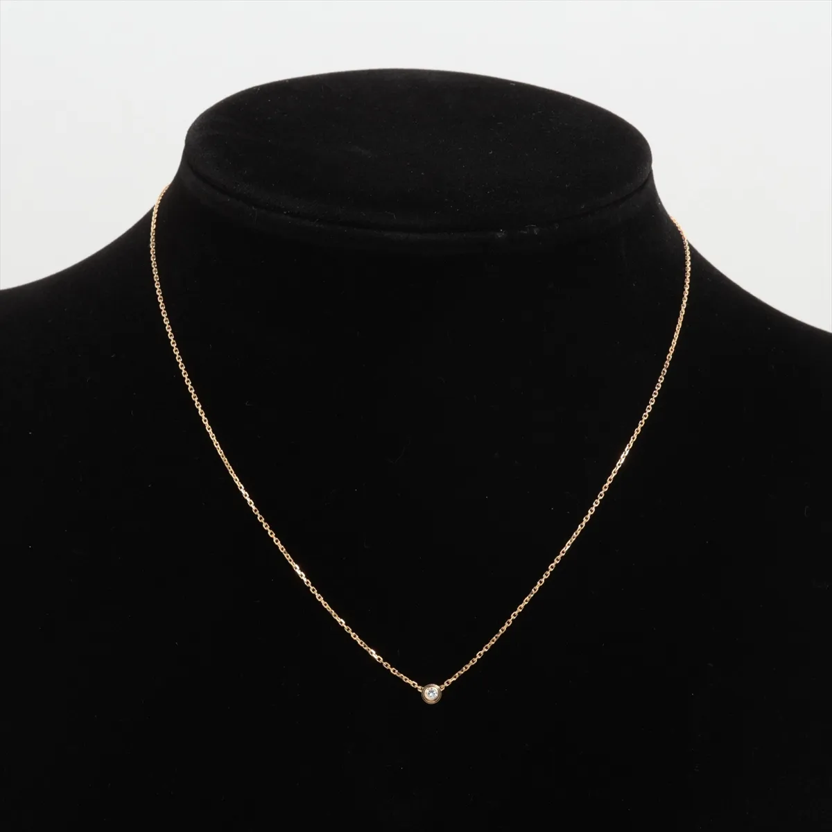 Damour XS Diamond Necklace, 750 (Yellow Gold), 2.1g, KTC029 CRB7224517 — view 5