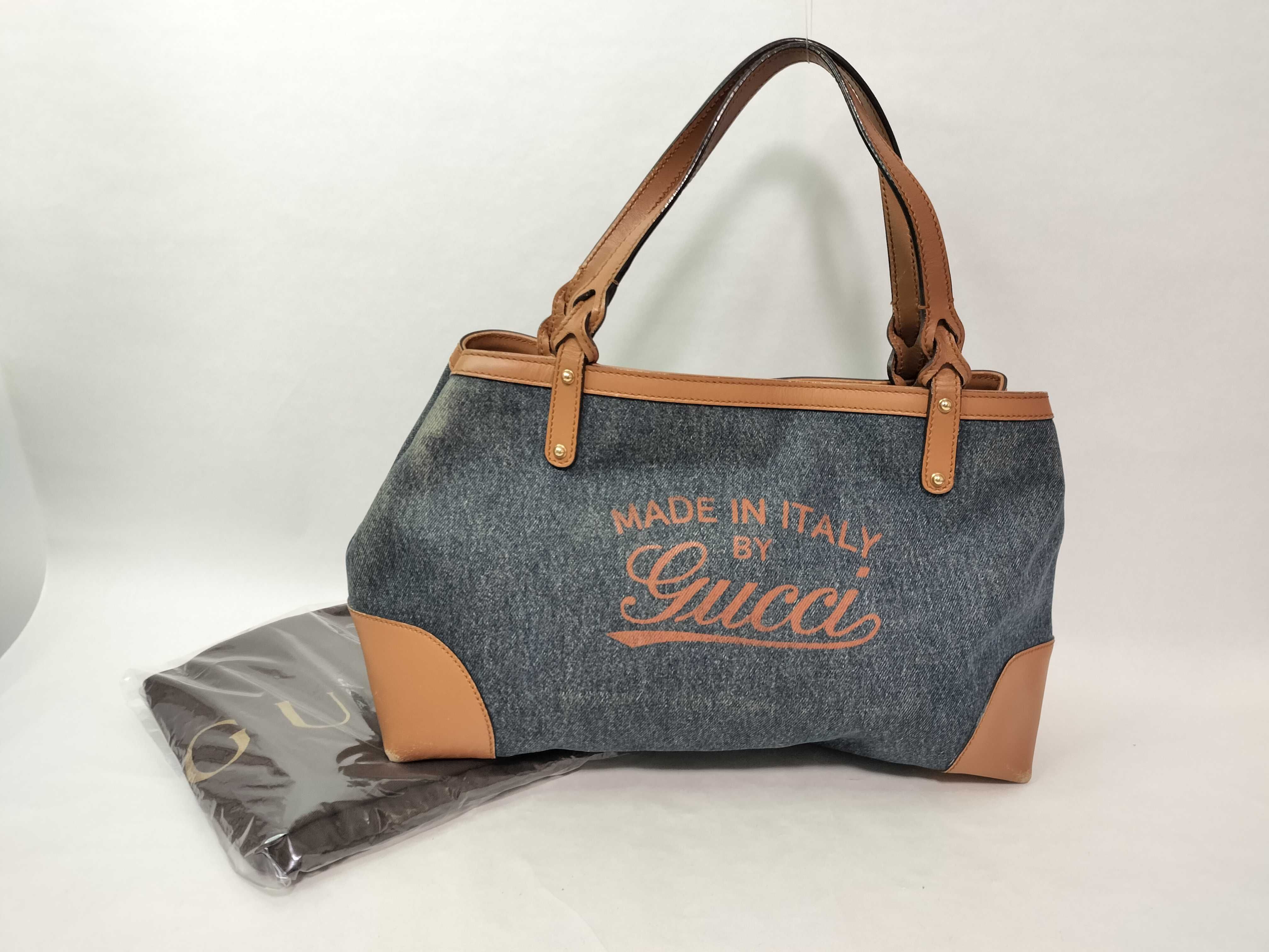 denim tote bag