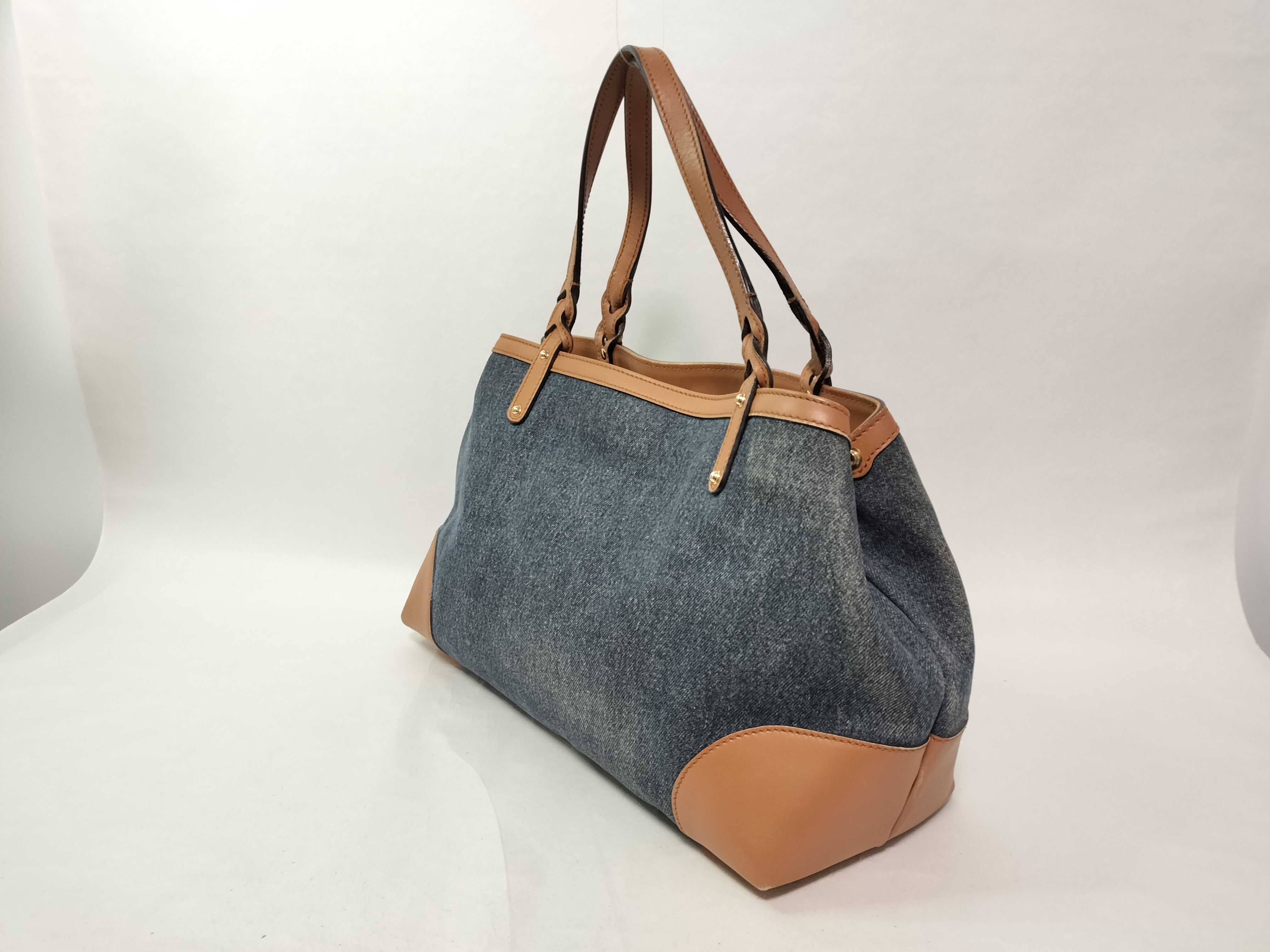 denim tote bag — view 3