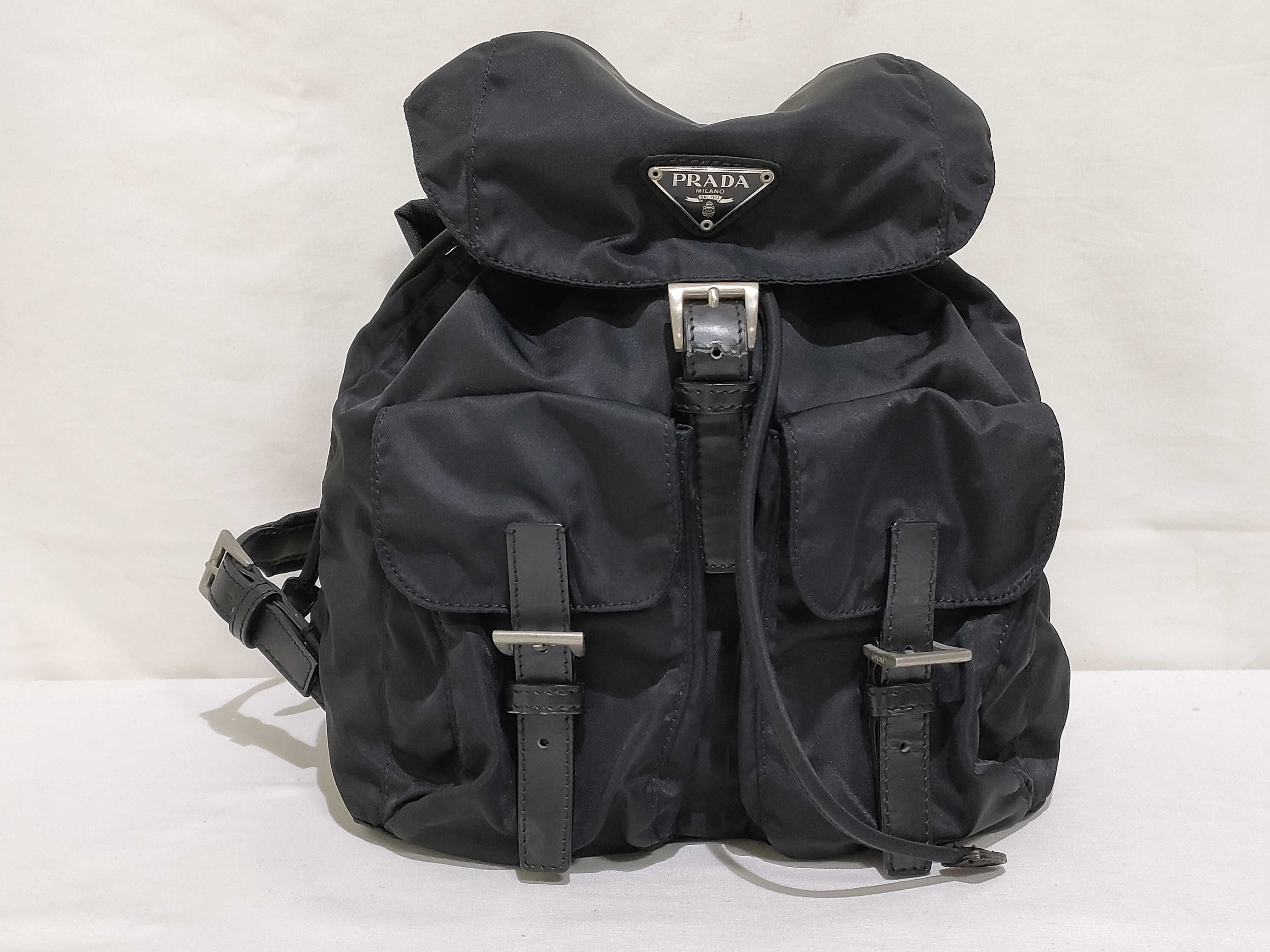 nylon backpack, Prada nylon rucksack