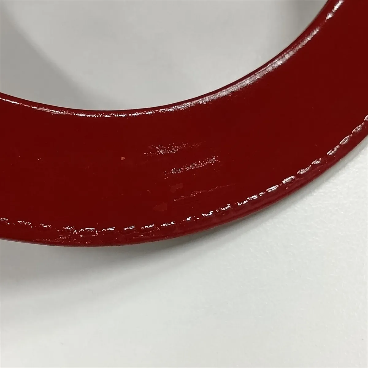 Cannage Lady Dior Patent Leather 2-Way Handbag, Red — view 12