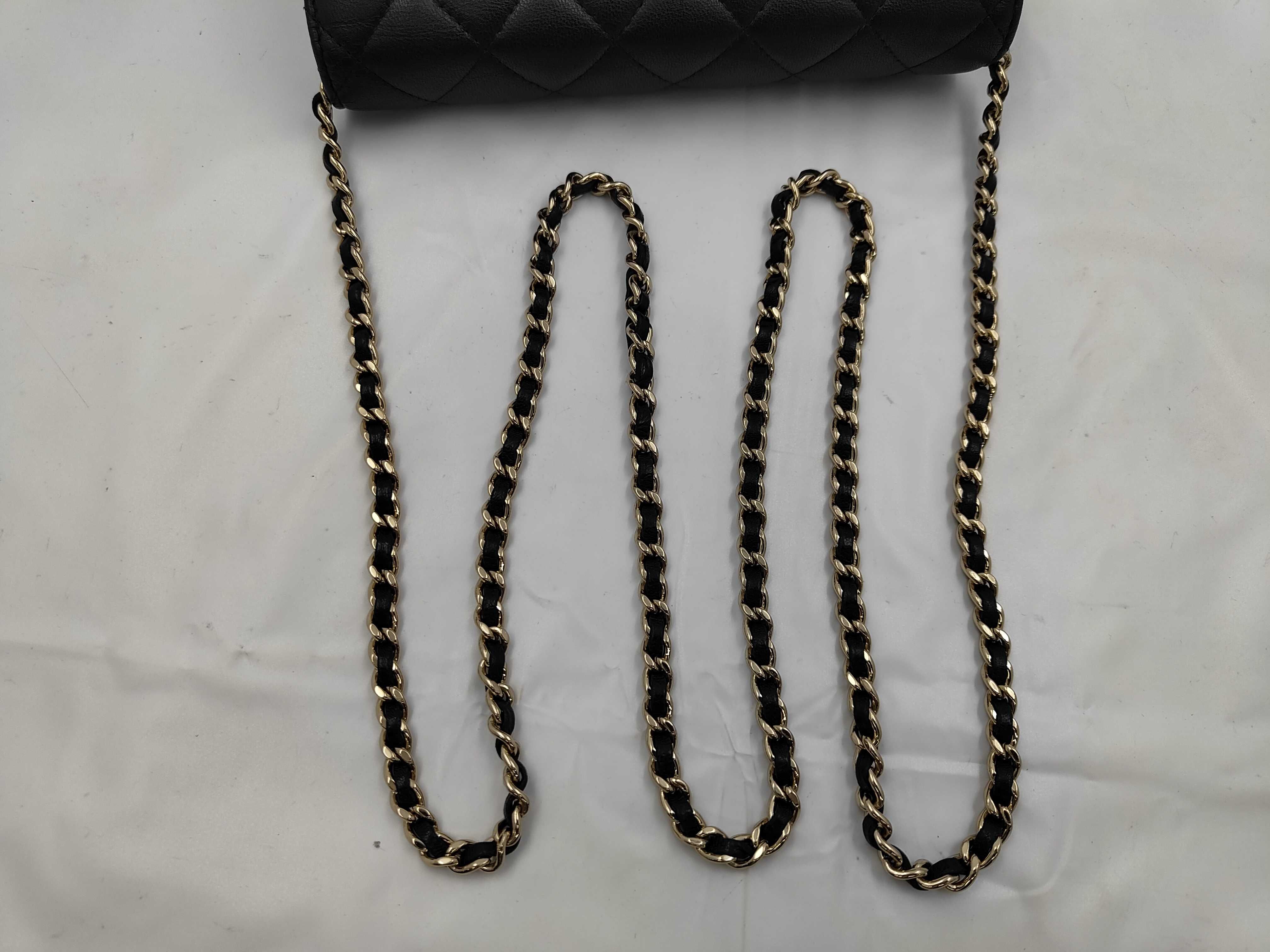 Matelassé Chain Shoulder Bag — view 3