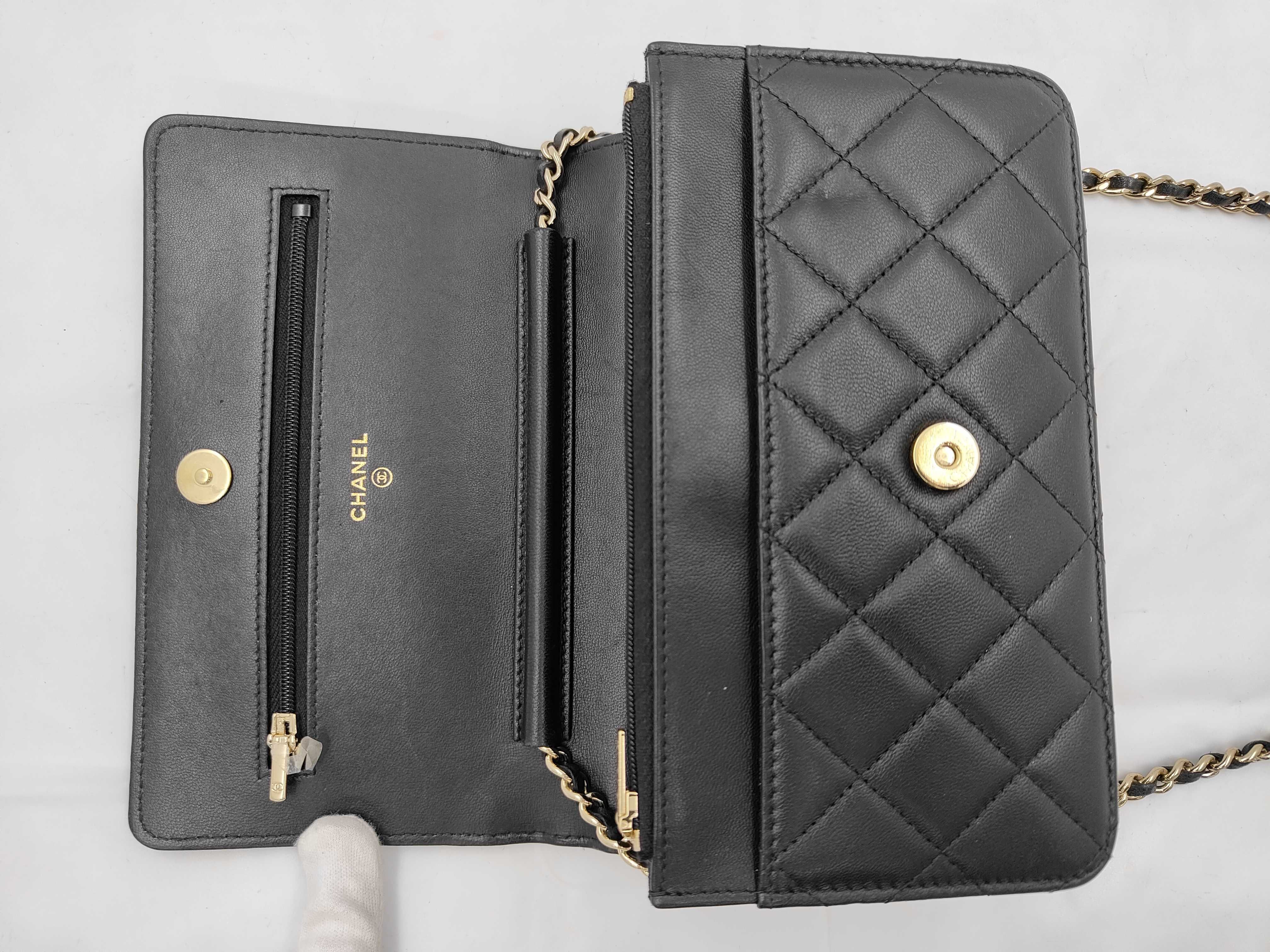Matelassé Chain Shoulder Bag — view 7