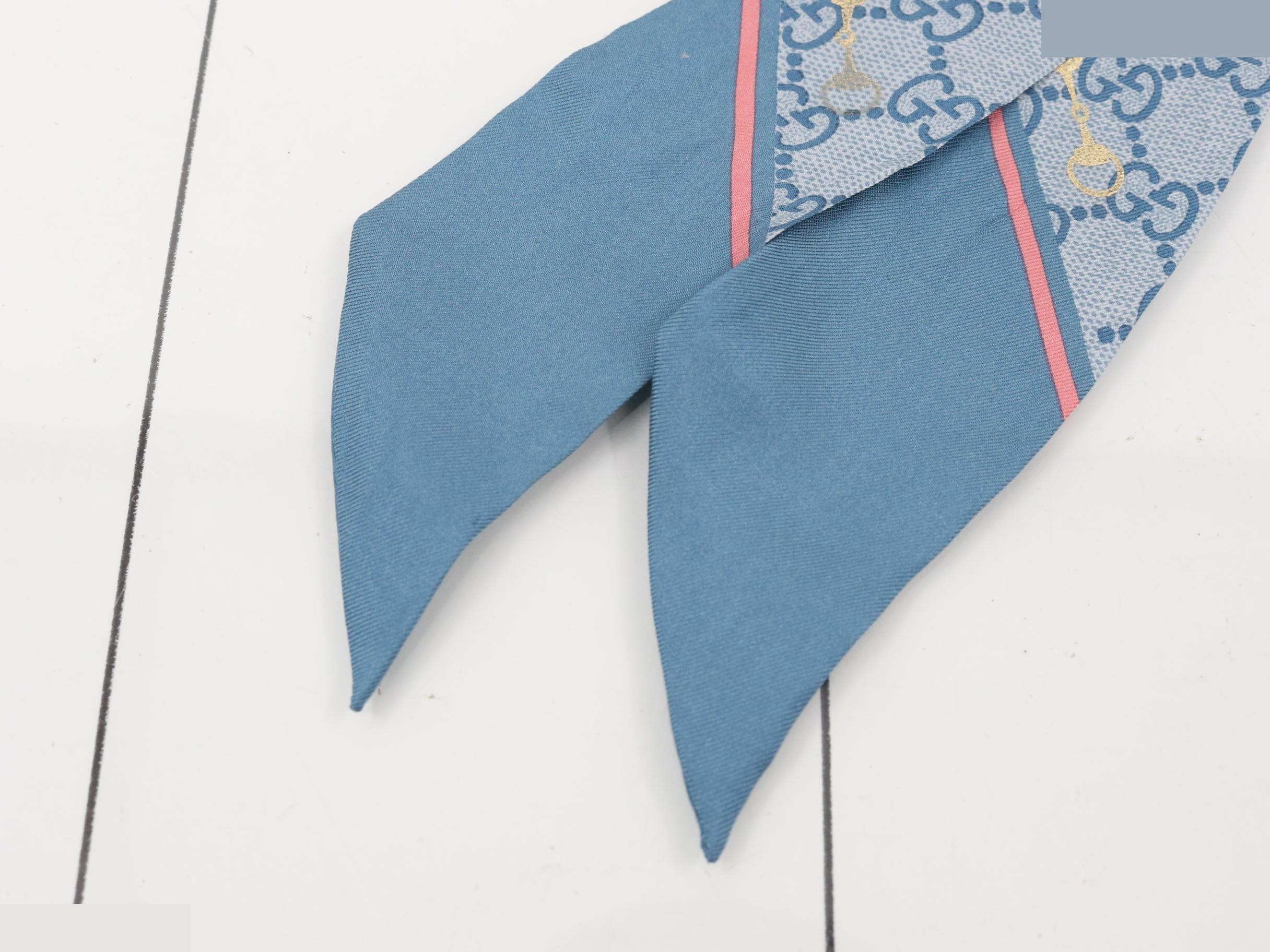 Silk Scarf - Horsebit — view 3