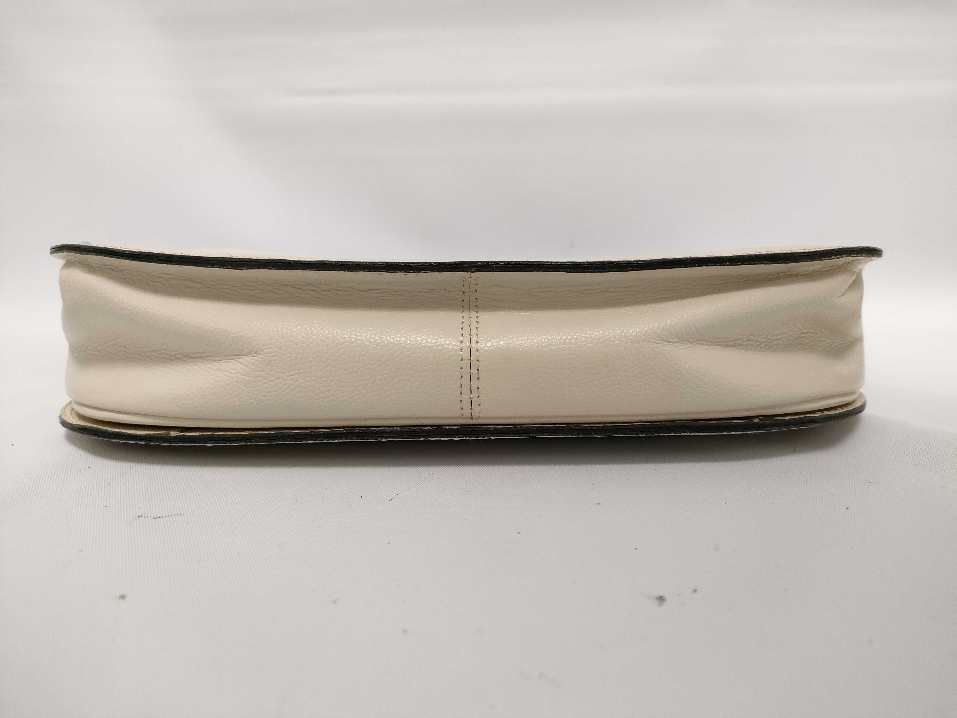 Leather YSL Logo Shoulder Bag — view 3