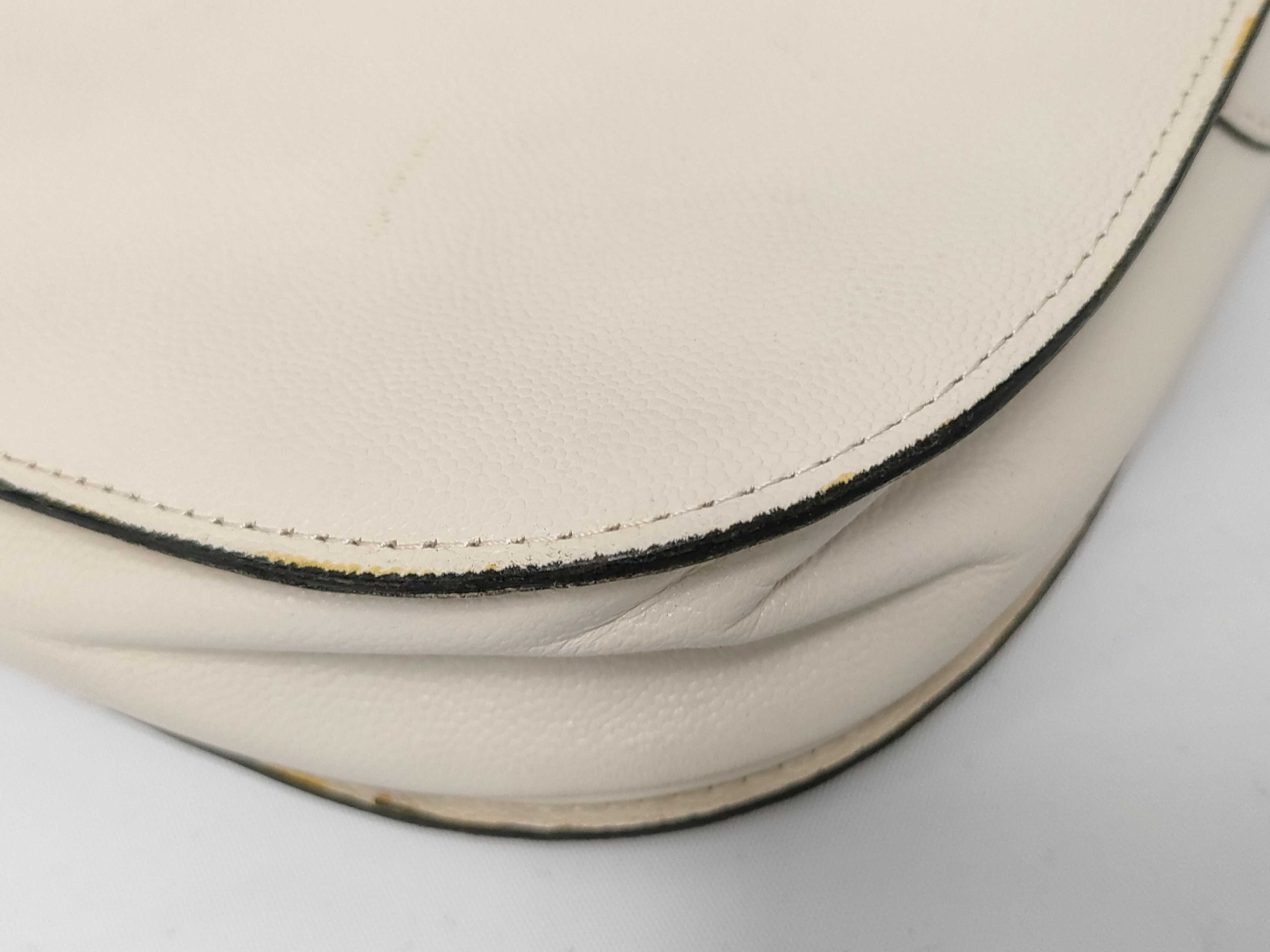 Leather YSL Logo Shoulder Bag — view 4