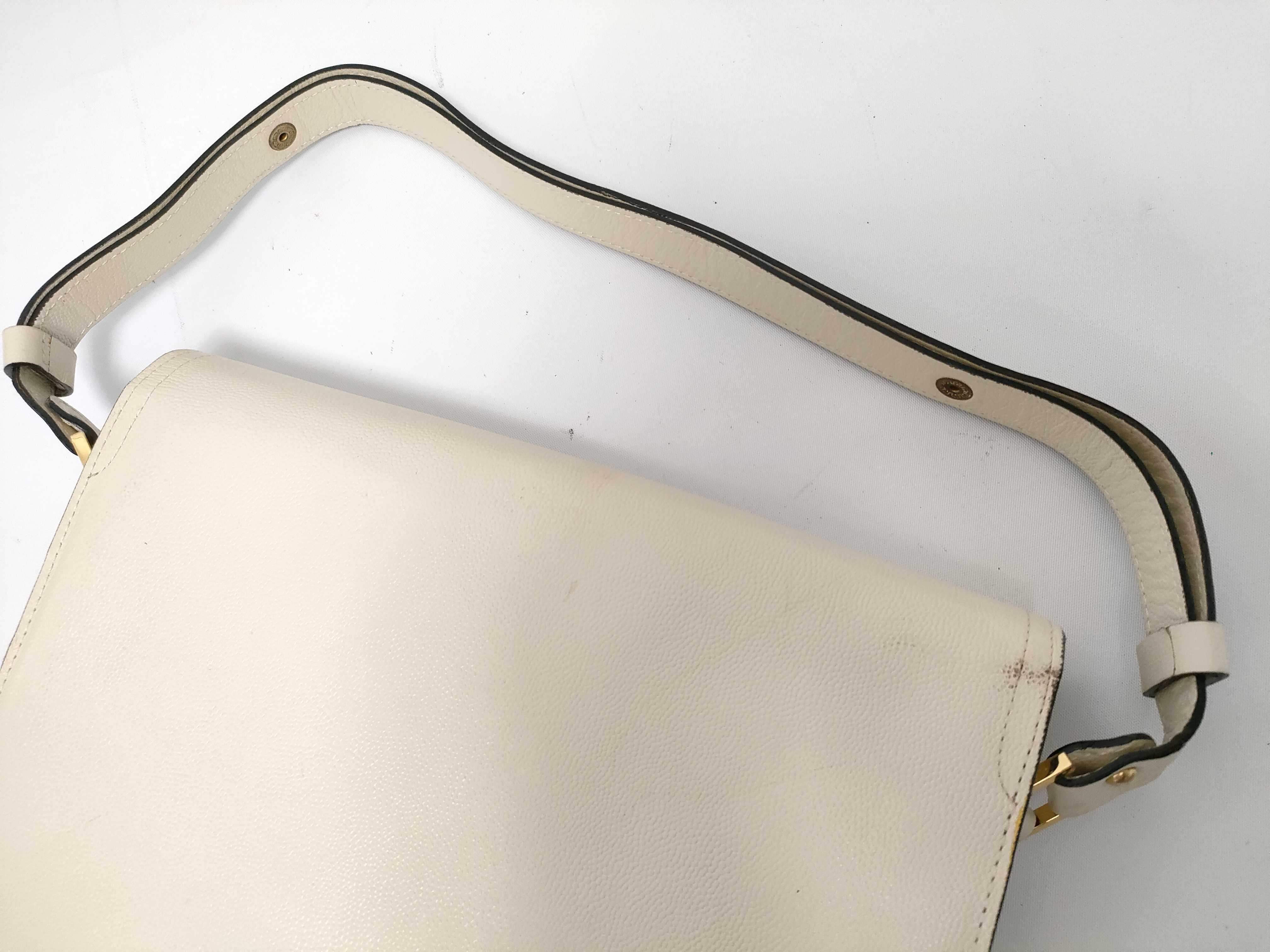 Leather YSL Logo Shoulder Bag — view 5