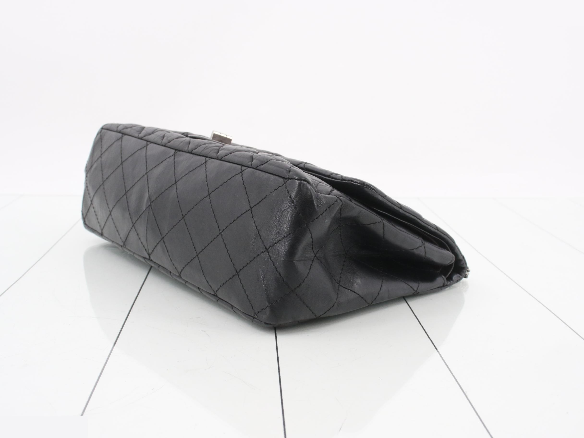 Matelassé 2.55 Leather Double Flap Double Chain Shoulder Bag — view 6