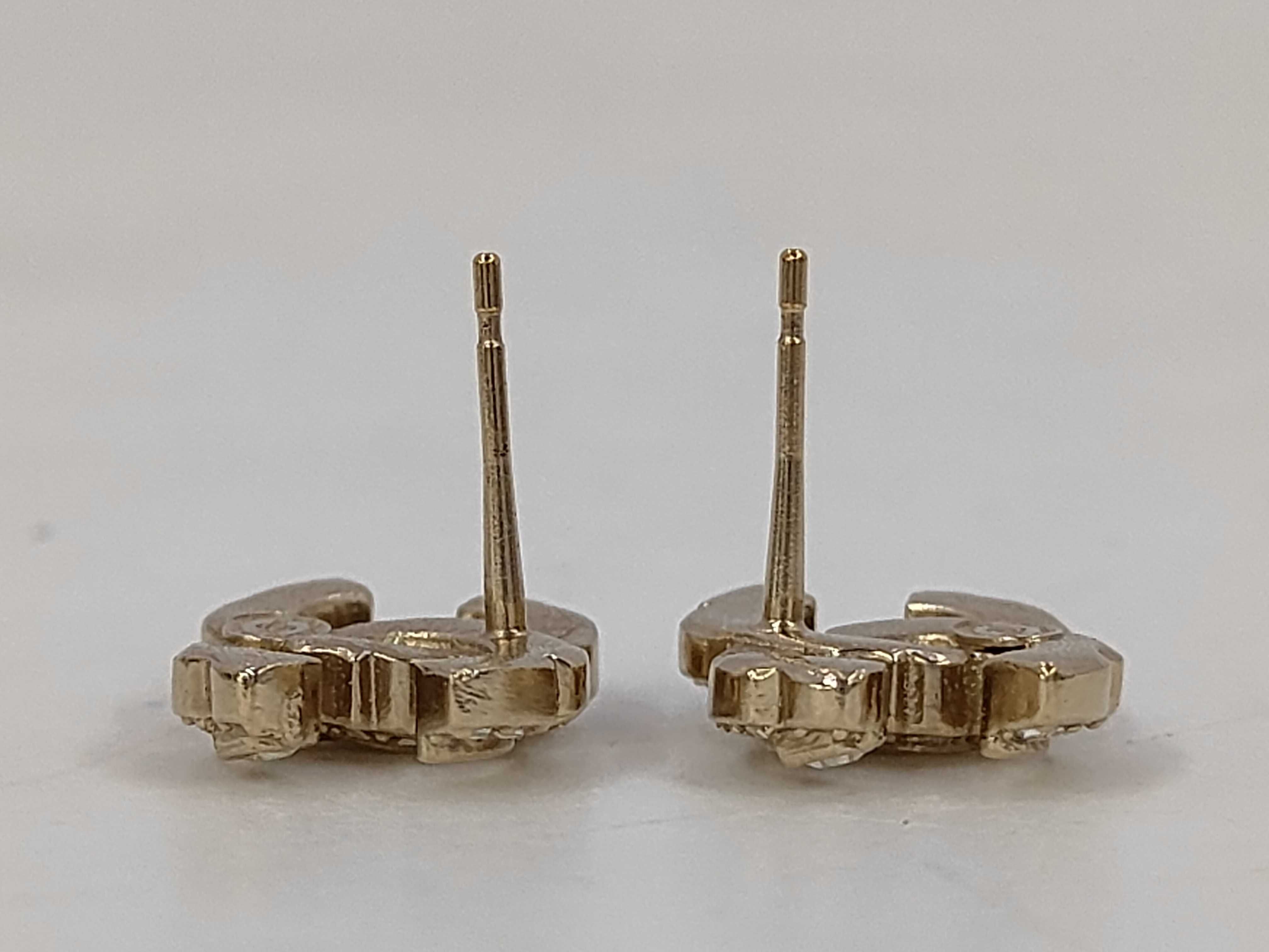 Coco Stone Gold Earrings — view 3