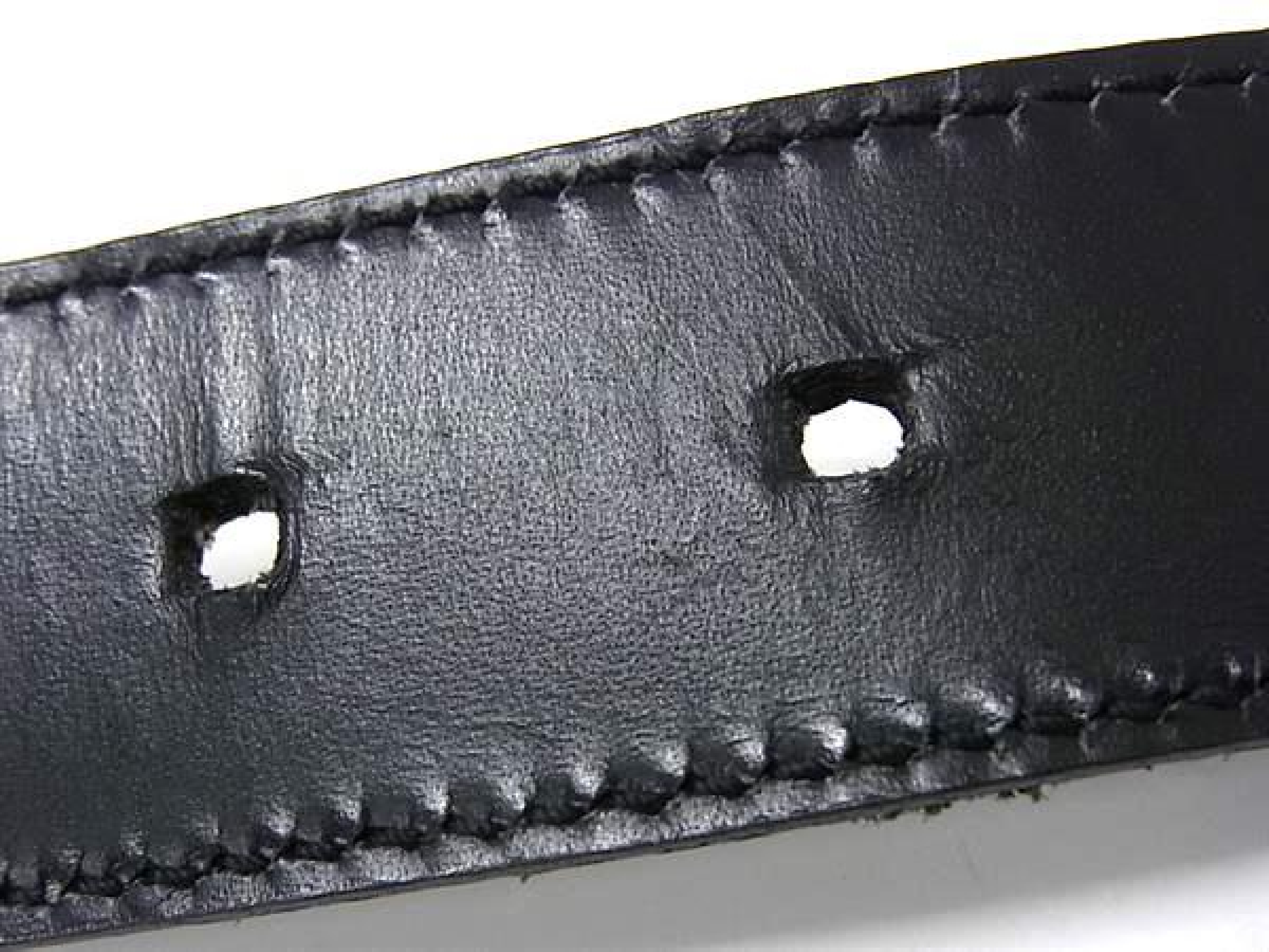 Guccissima Leather Belt with Silver Hardware, Business Style, Men's, Black, FZ6516 Belt — view 5