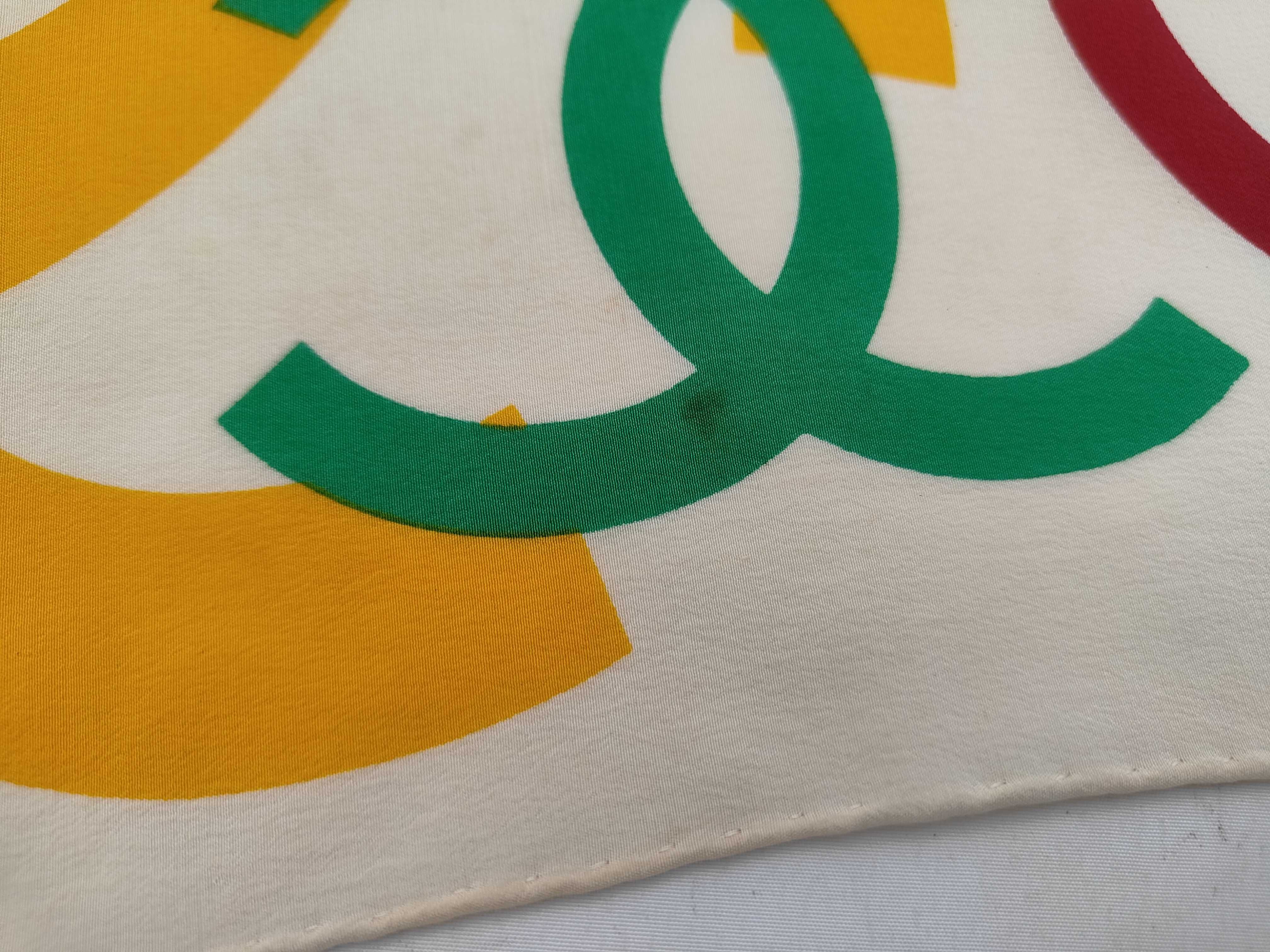 Coco Mark Large Silk Scarf with Tag, Other Accessories — view 6