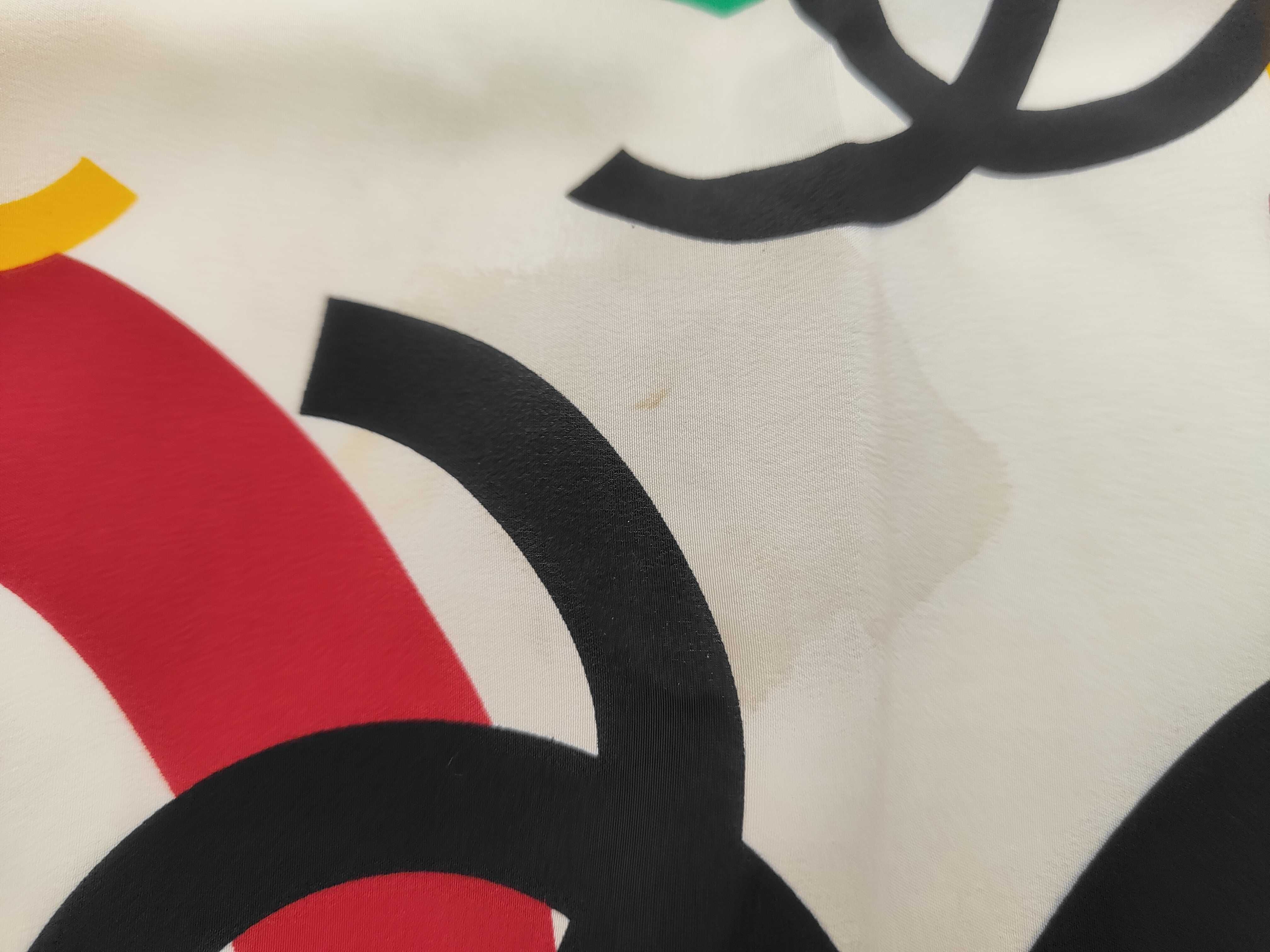 Coco Mark Large Silk Scarf with Tag, Other Accessories — view 10