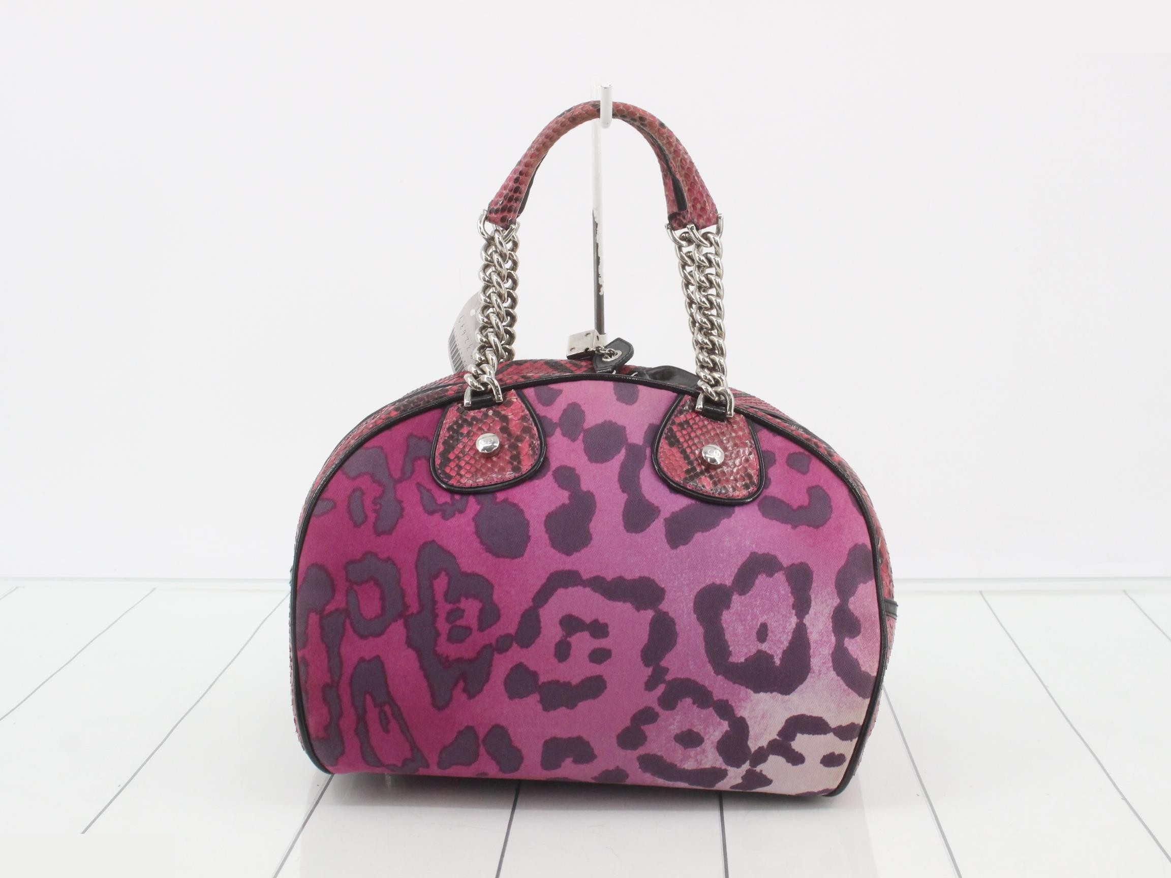 Gambler Dice Bowler Canvas x Snakeskin Pink x Multicolor — view 2