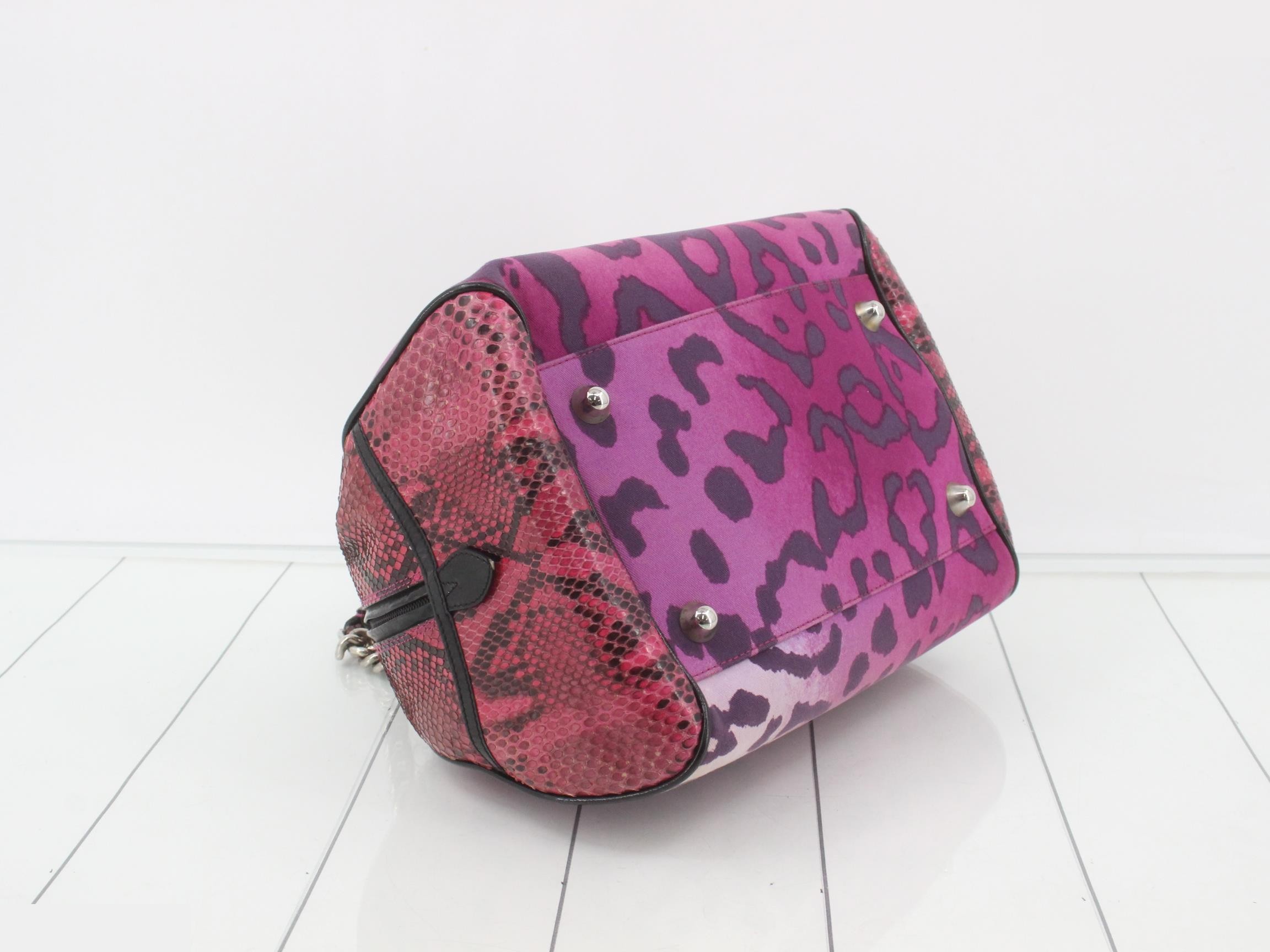 Gambler Dice Bowler Canvas x Snakeskin Pink x Multicolor — view 5