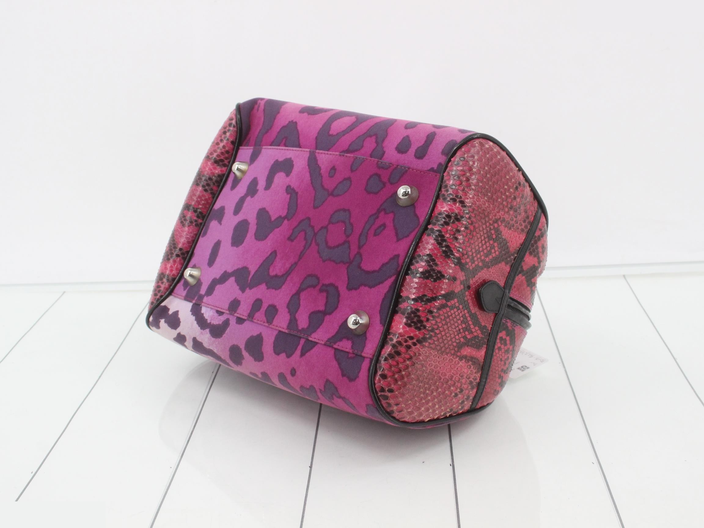 Gambler Dice Bowler Canvas x Snakeskin Pink x Multicolor — view 6