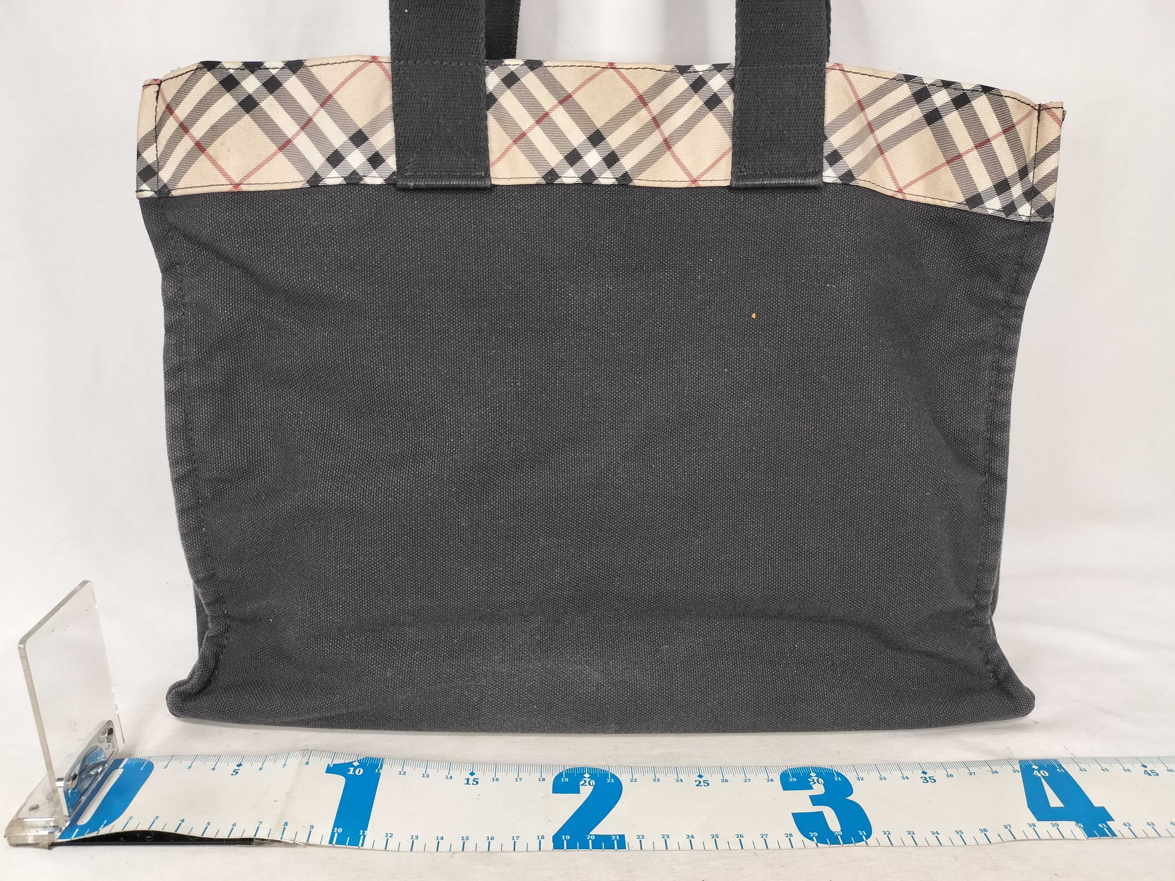 Blue Label Burberry Tote Bag Check Tote Bag — view 2