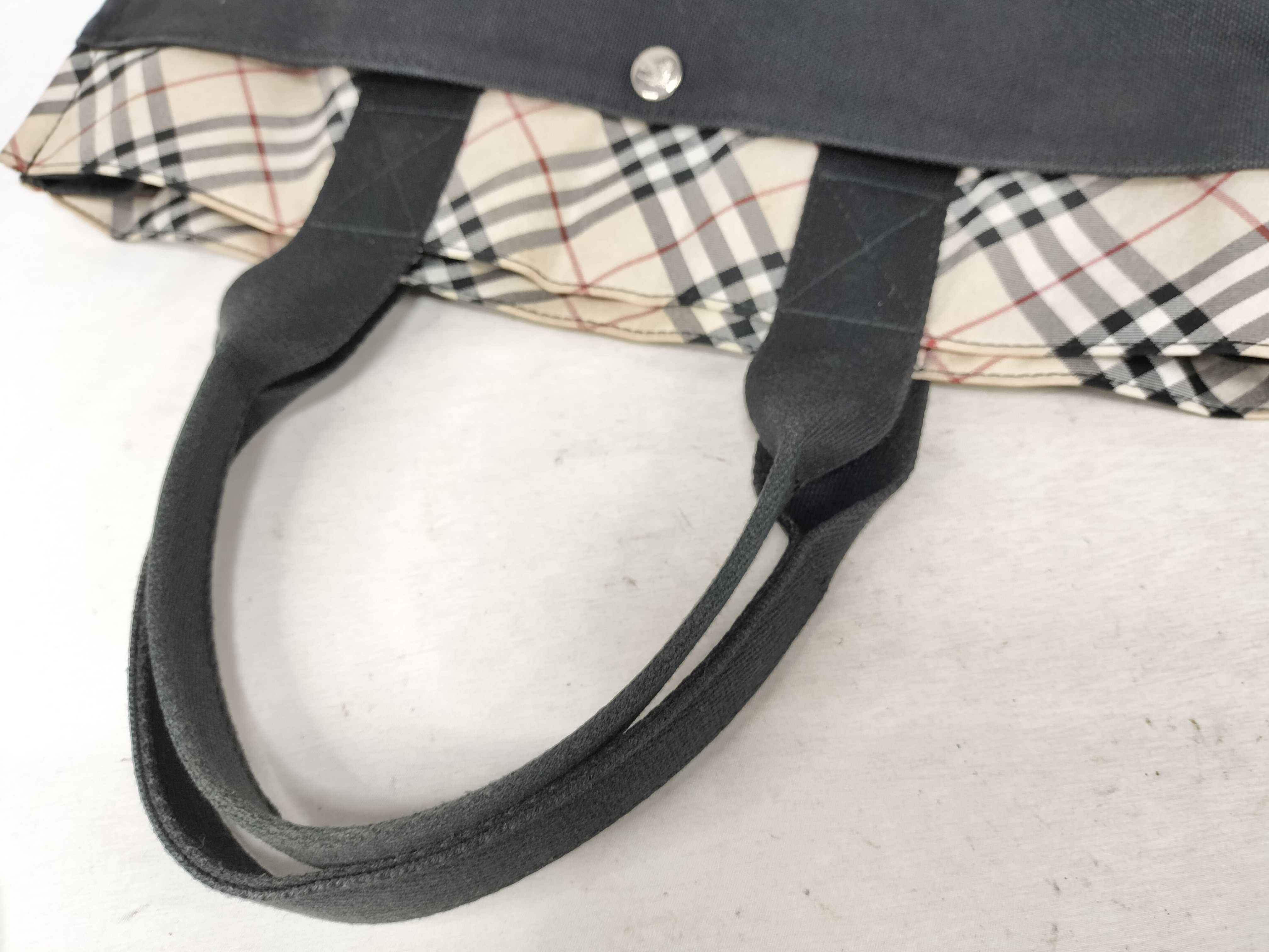 Blue Label Burberry Tote Bag Check Tote Bag — view 3