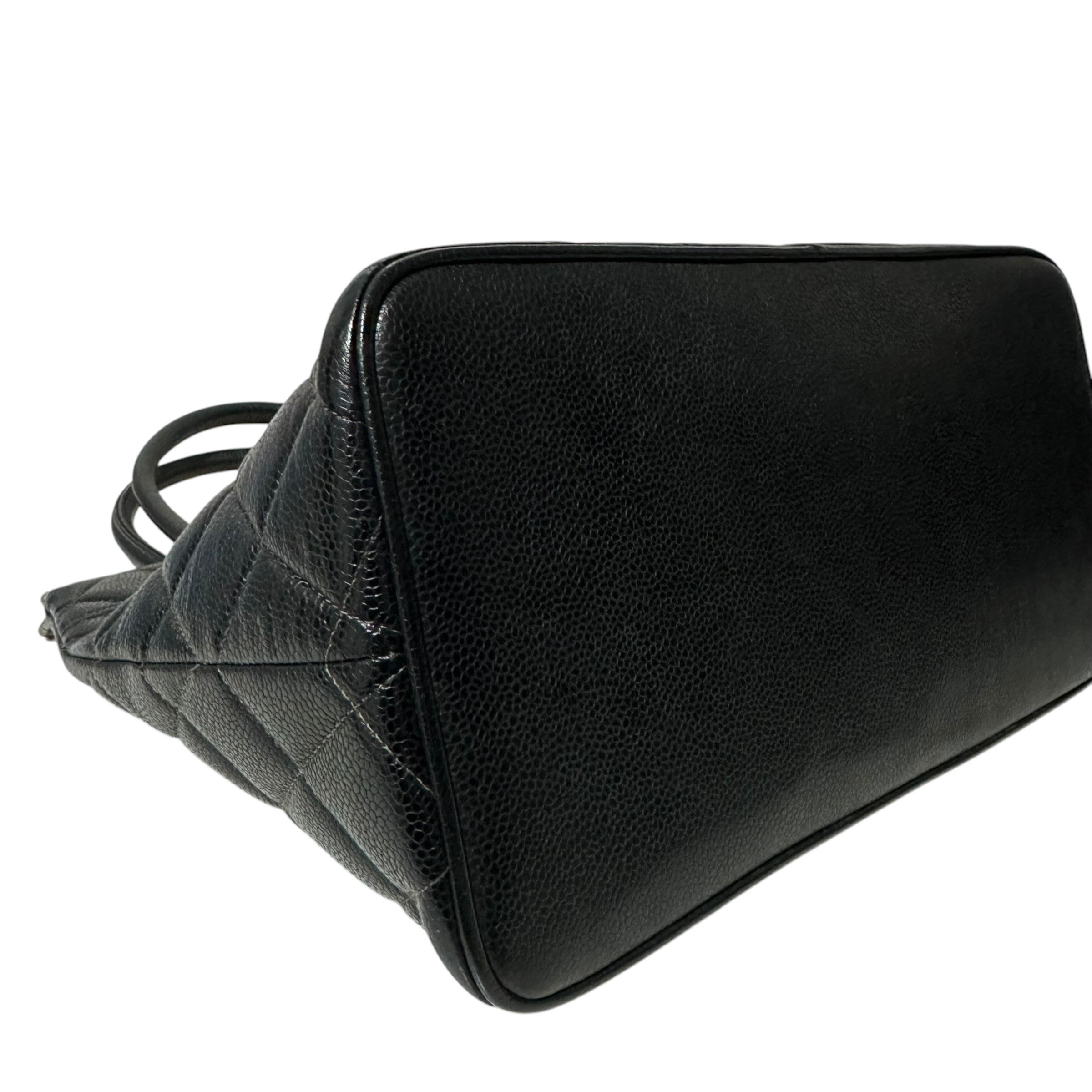 Matelassé Tote Bag, Caviar Leather, Reissue, Coco Mark — view 8
