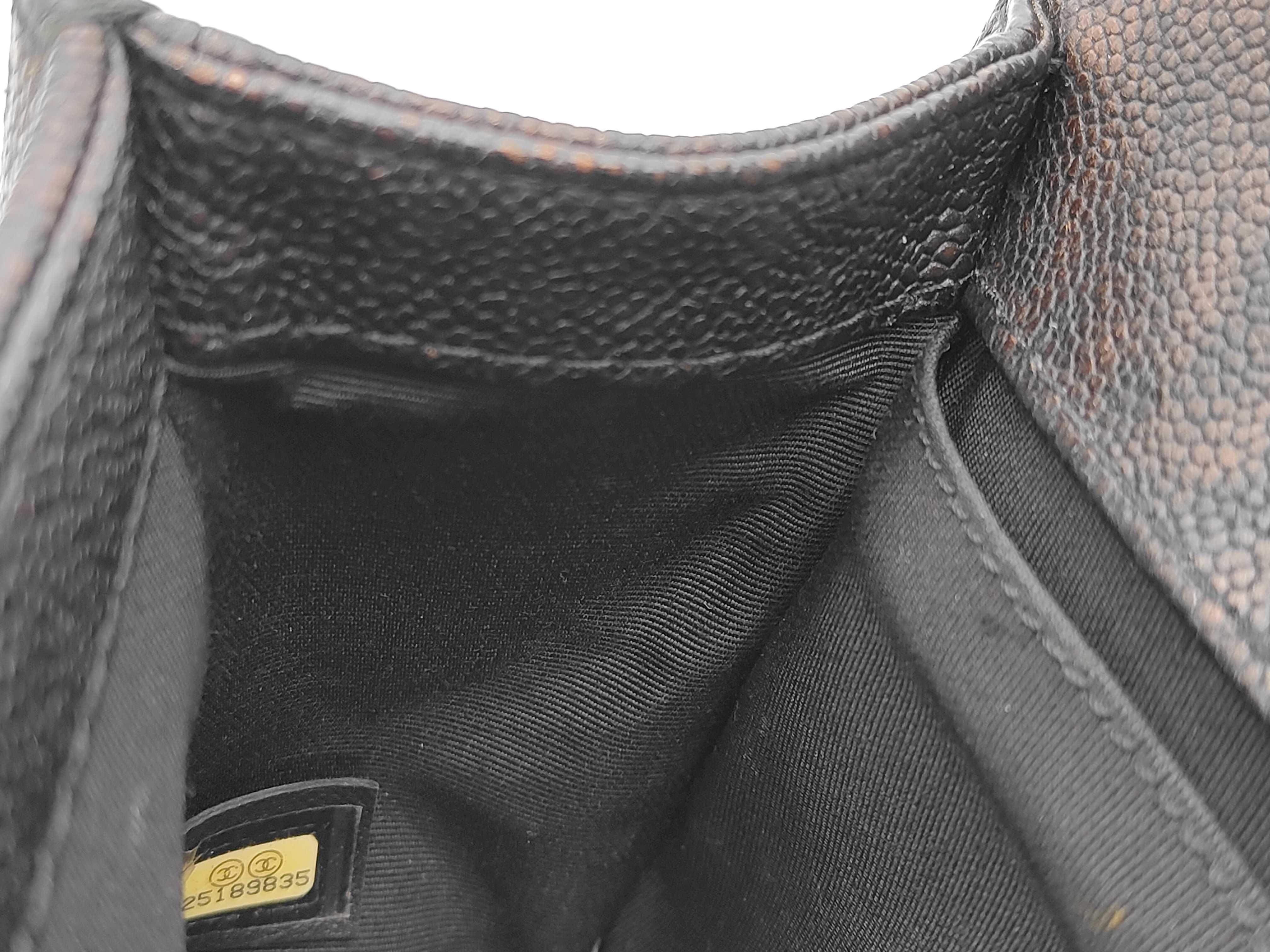 Boy Chanel Chain Shoulder Bag, Caviar Leather, Black/Bronze. — view 14