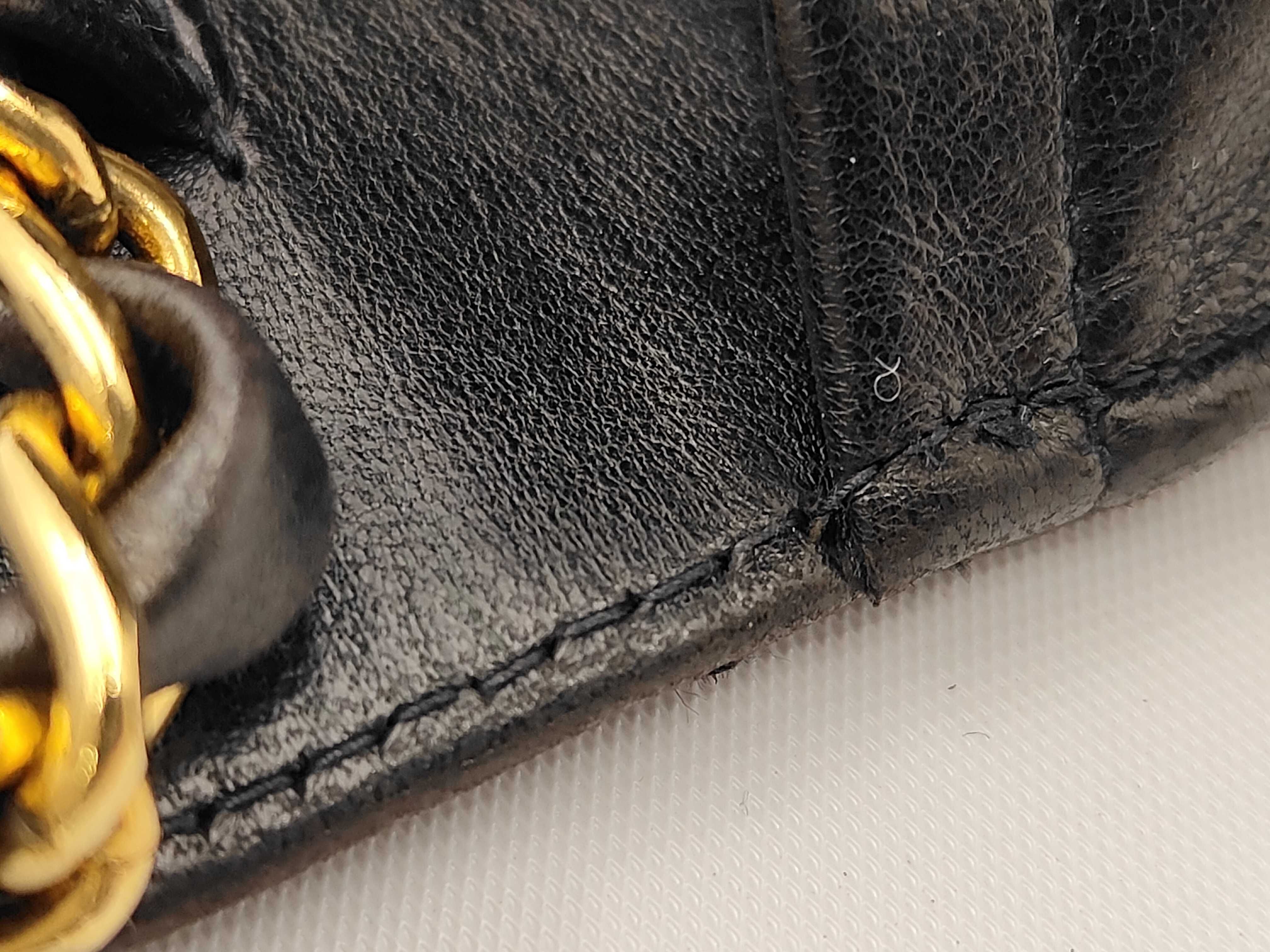 Matelassé Push-Lock Chain Shoulder Bag, Black, Series 5 (Shoulder Bag) — view 8