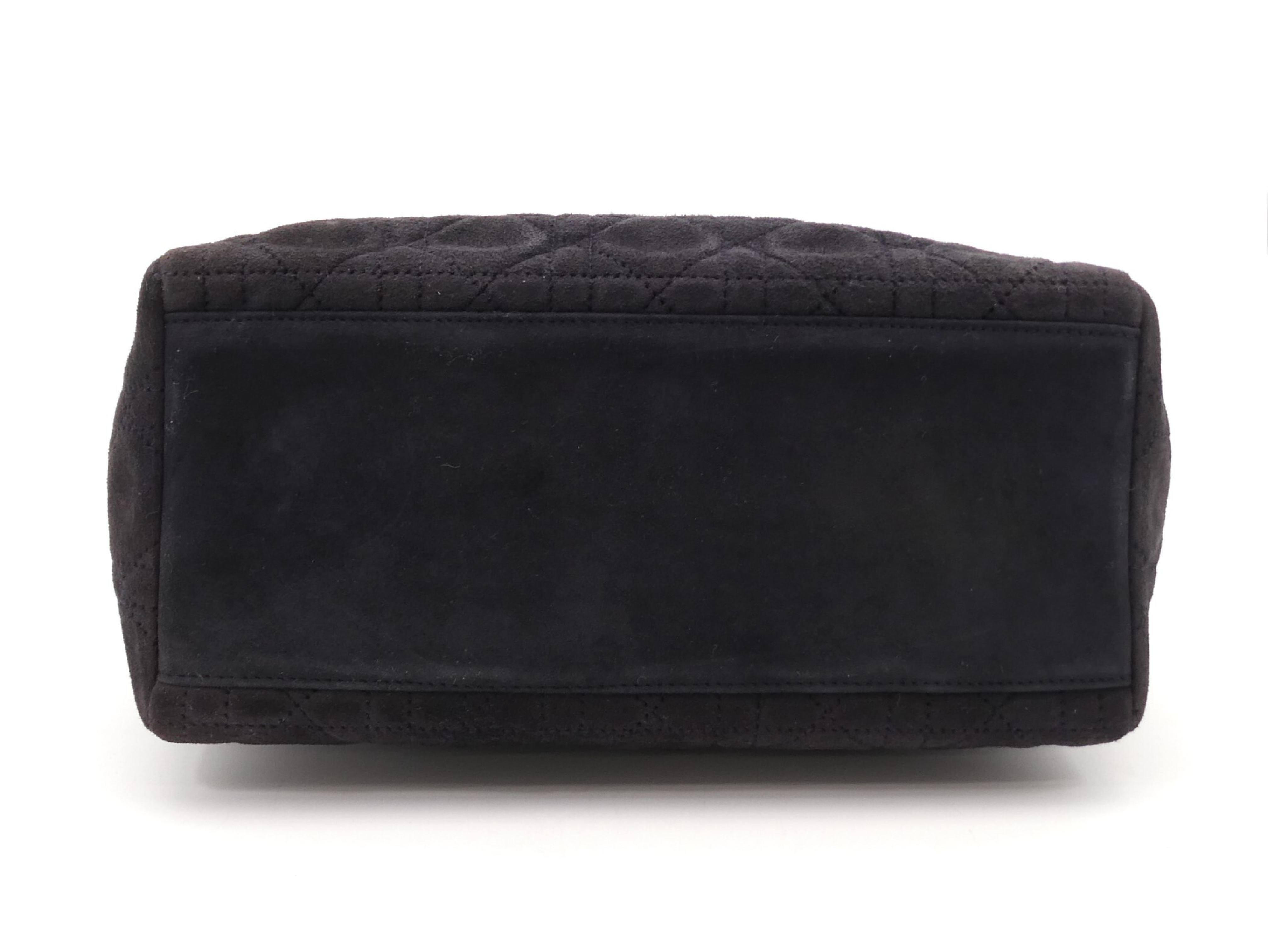 Lady Dior Cannage Suede Leather 2-Way Handbag — view 5