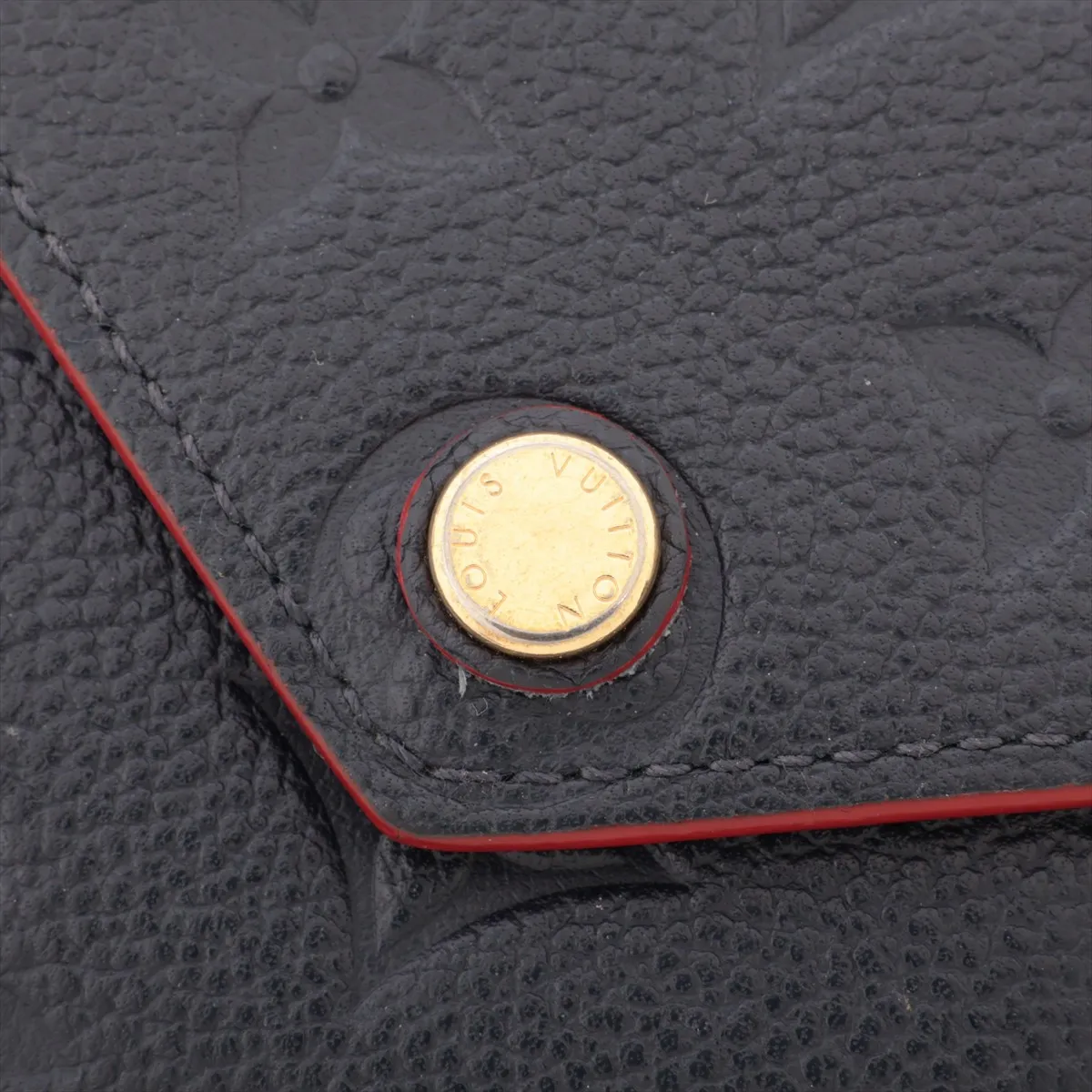 Empreinte Portefeuille Victorine M64577 Marine Rouge Compact Wallet RFID Reactive — view 9