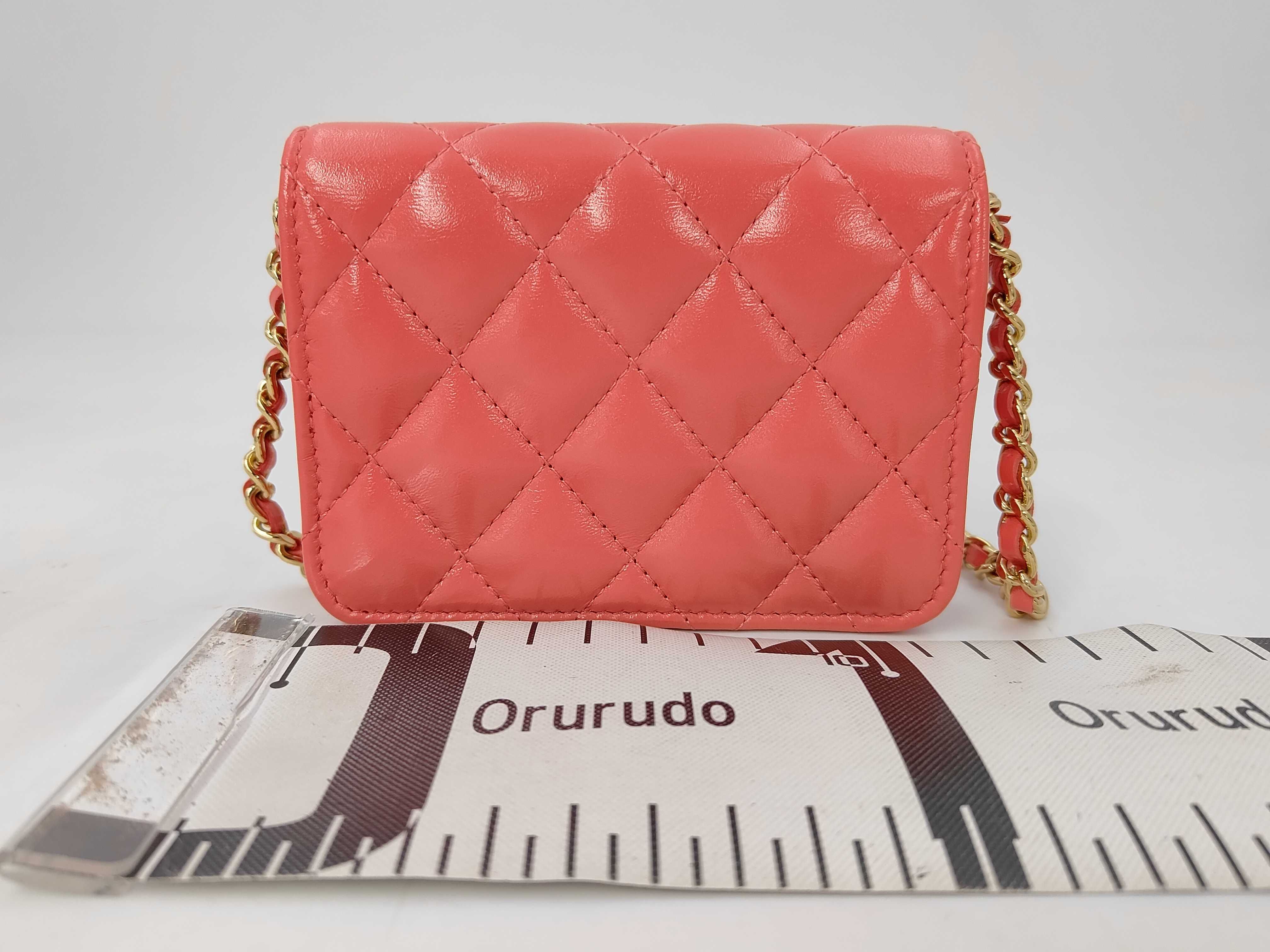 Chain Wallet Pink Push-Lock Random Shoulder Bag — view 2