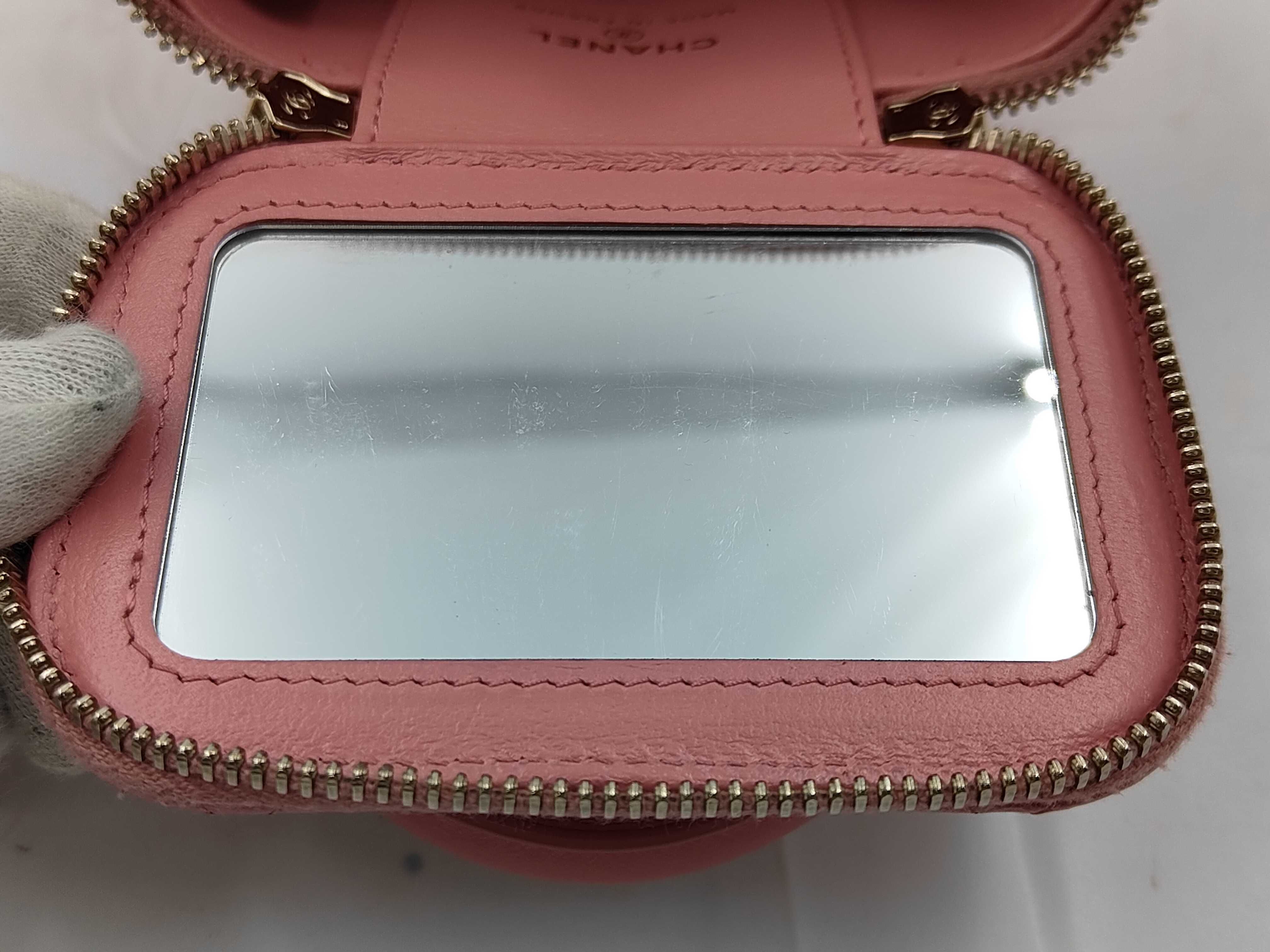 Matelassé Vanity Bag, Pink, Gold Hardware, Random Serial Number, Shoulder Bag — view 10