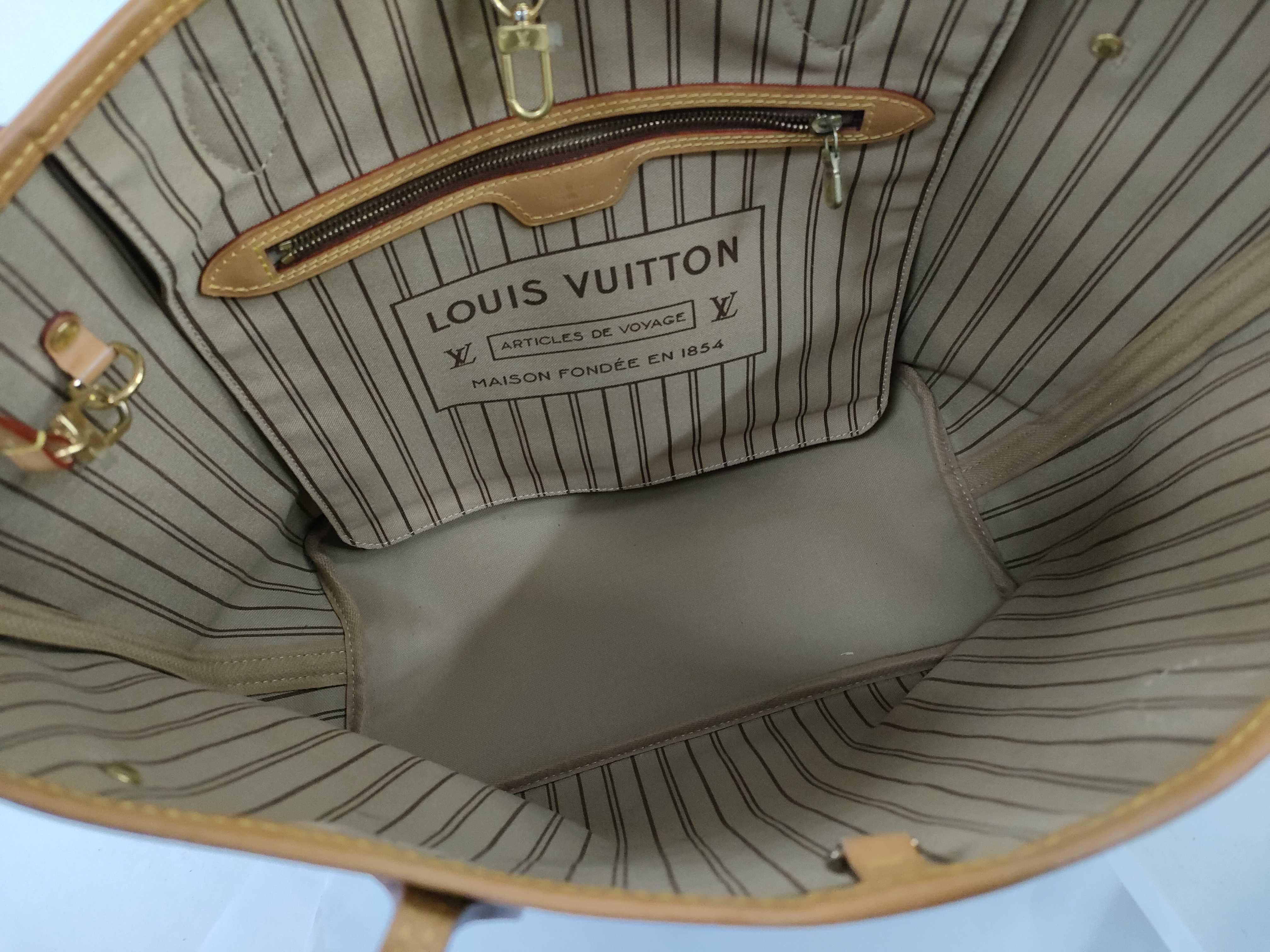 Monogram Vuitton Neverfull Tote Bag — view 8