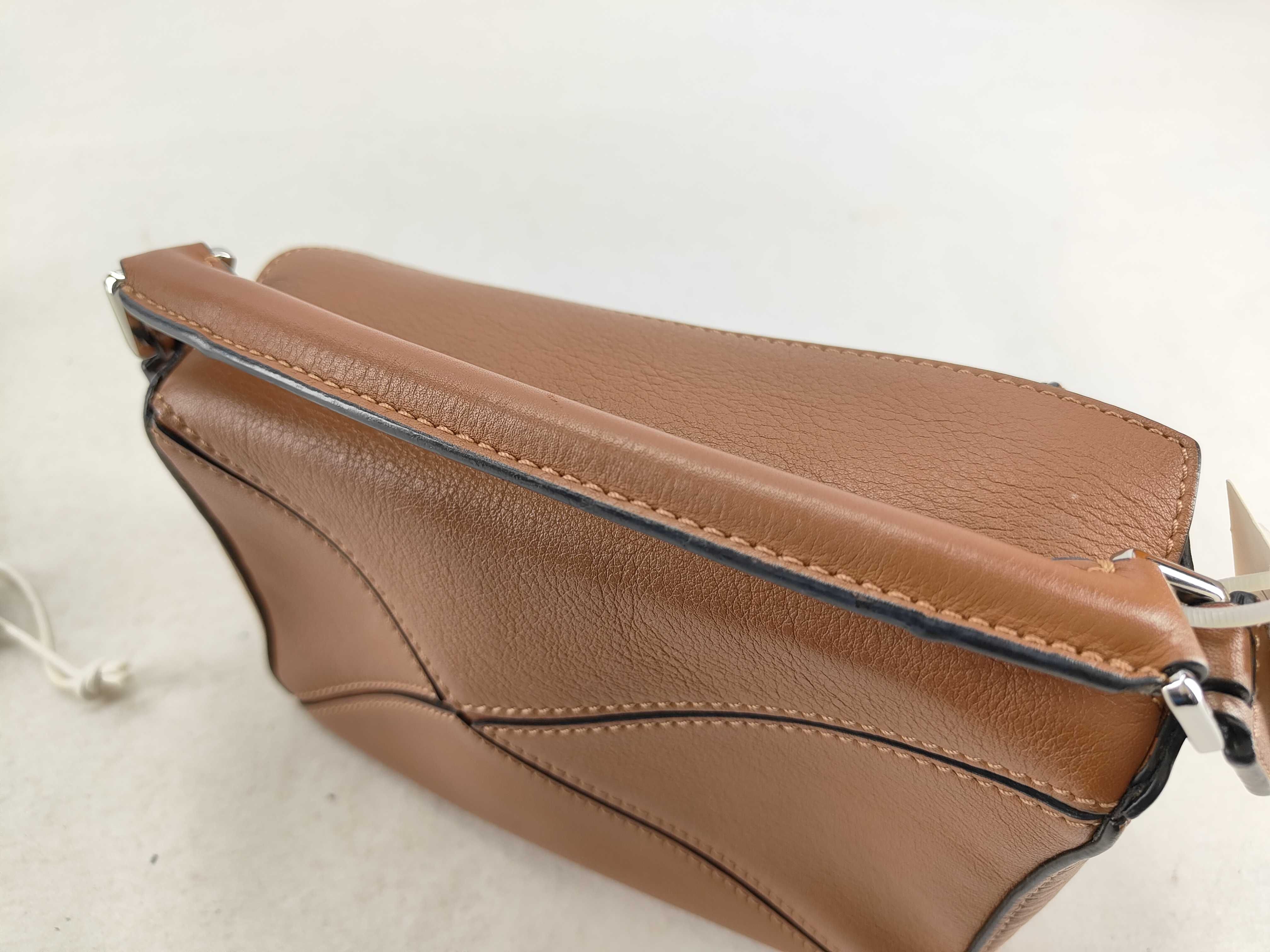 TW- MINI PUZZLE TAN LEATHER SHOULDER BAG (Handbag) — view 3