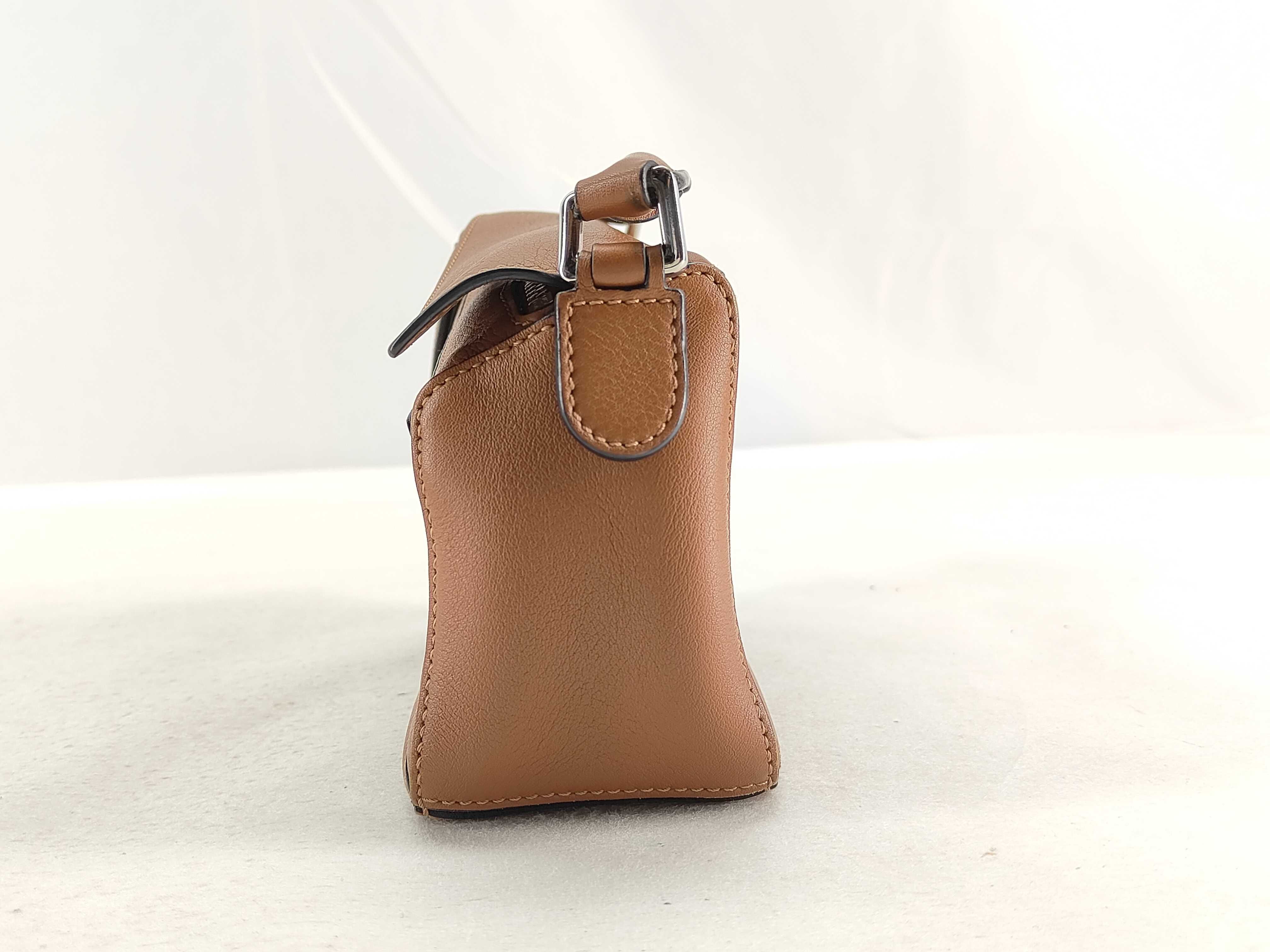 TW- MINI PUZZLE TAN LEATHER SHOULDER BAG (Handbag) — view 7