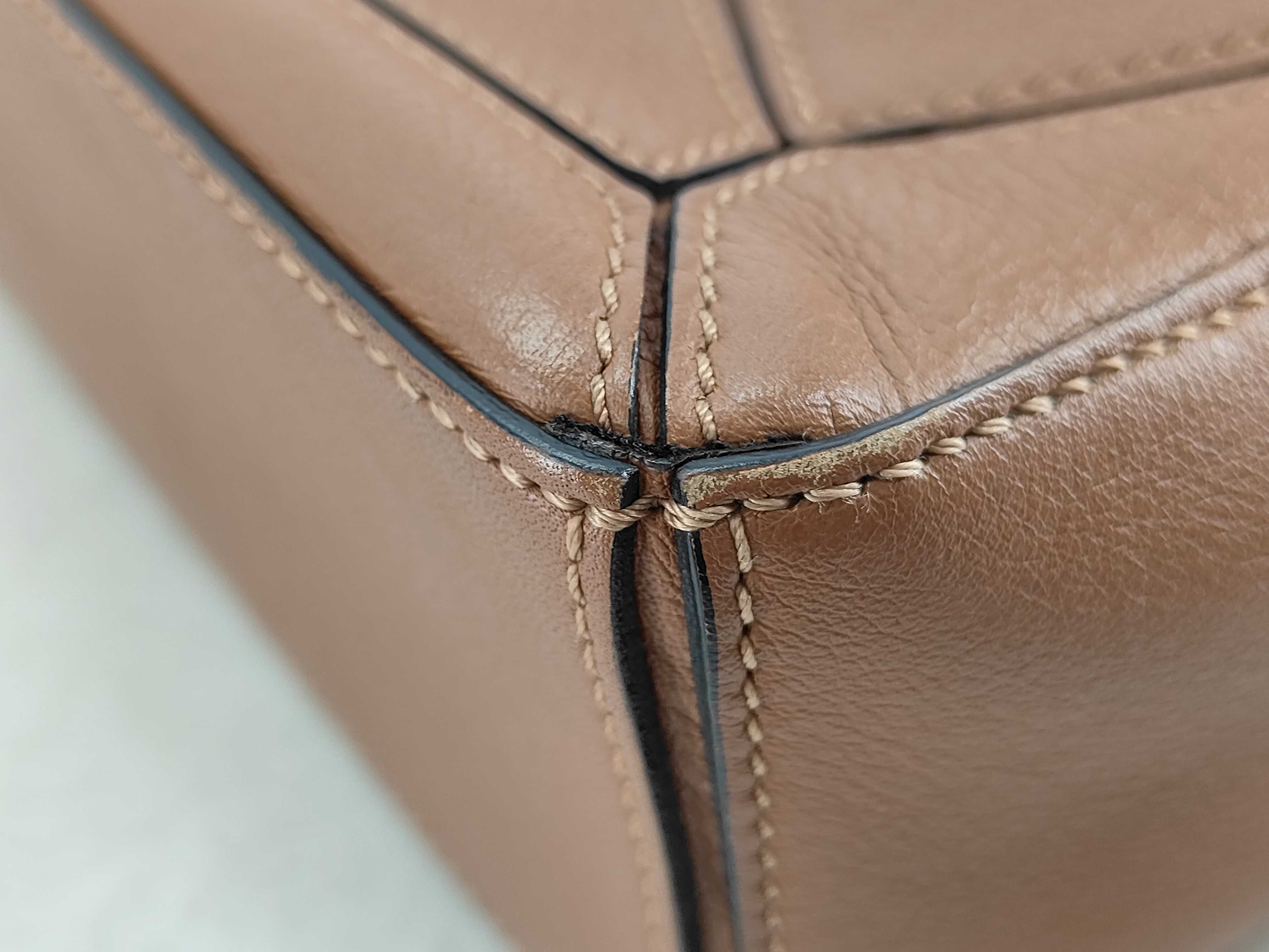 TW- MINI PUZZLE TAN LEATHER SHOULDER BAG (Handbag) — view 8