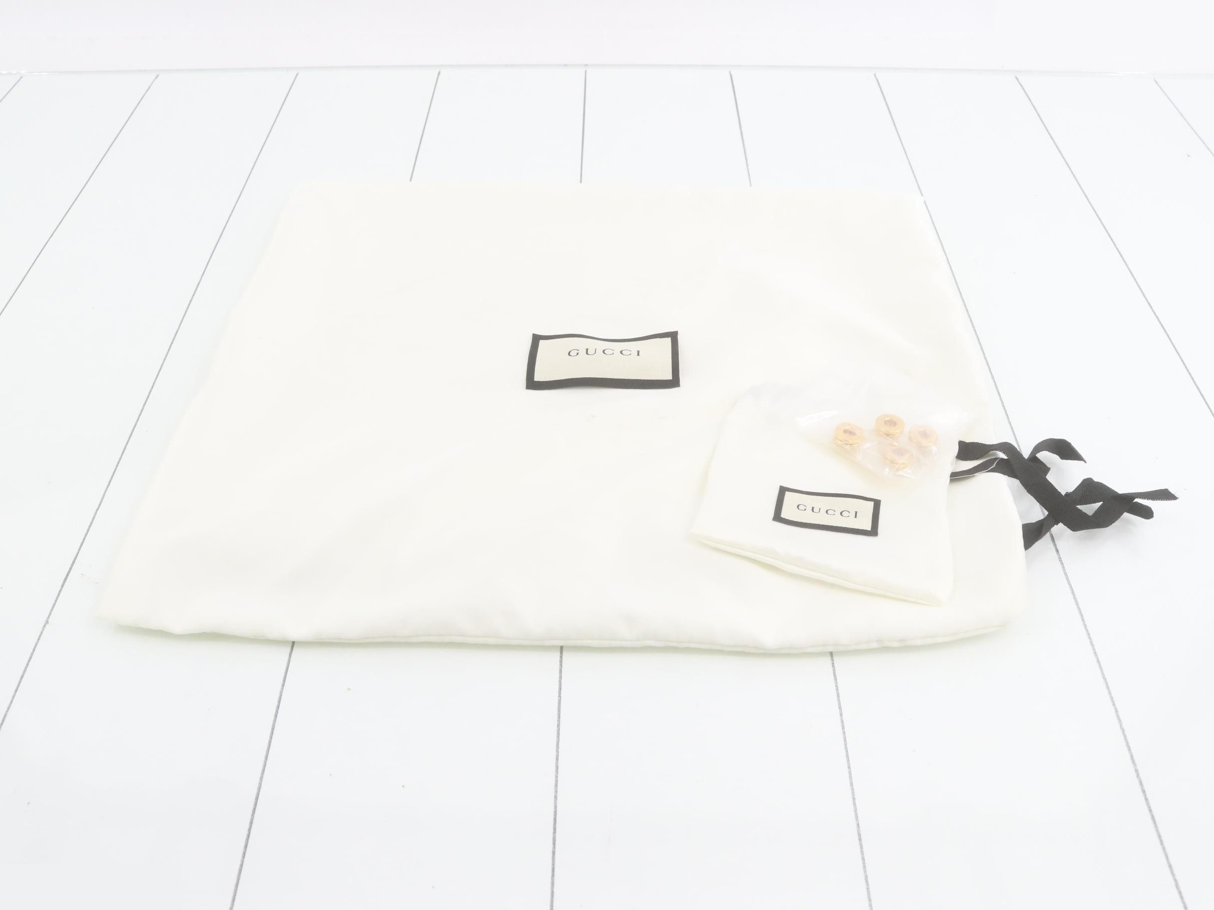 Unused, stored item: Horsebit 1955 leather white shoulder bag — view 7