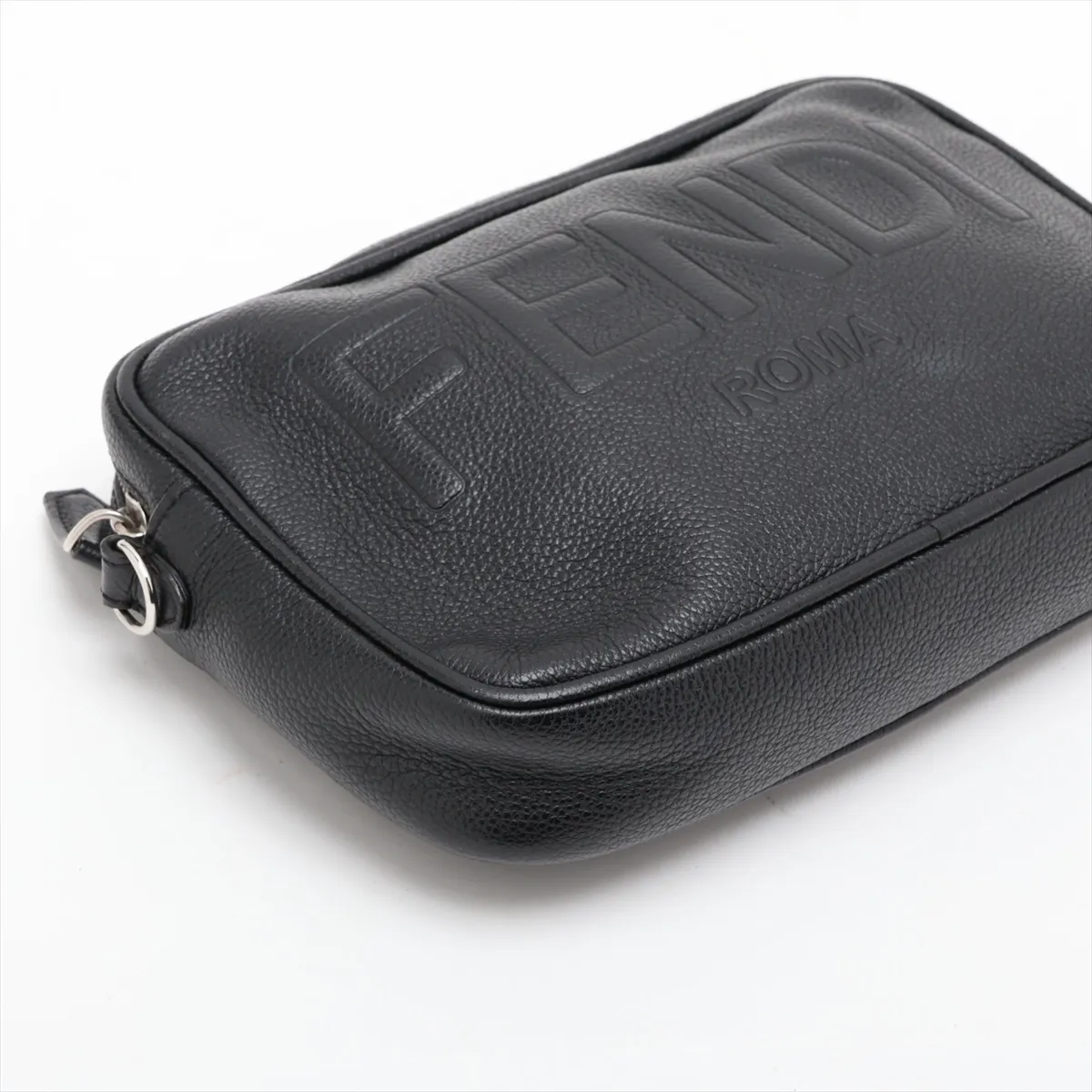 Cam 7M0286 Leather Shoulder Bag, Black — view 4