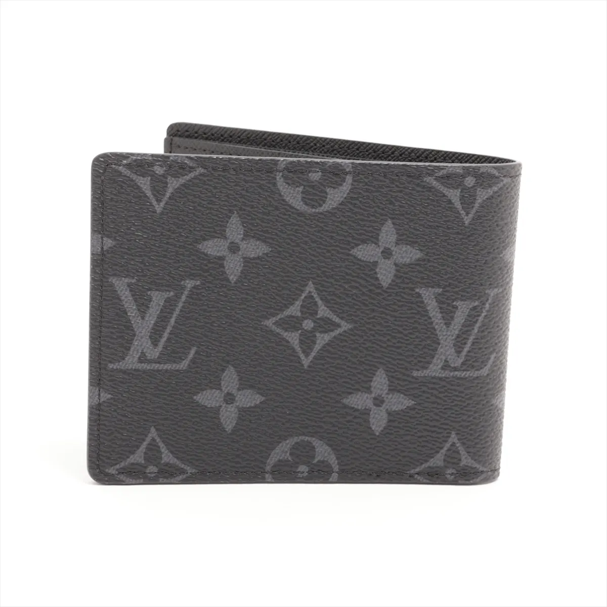 Monogram Eclipse Portefeuille Slender M62294 Black Compact Wallet RFID Reactive — view 2