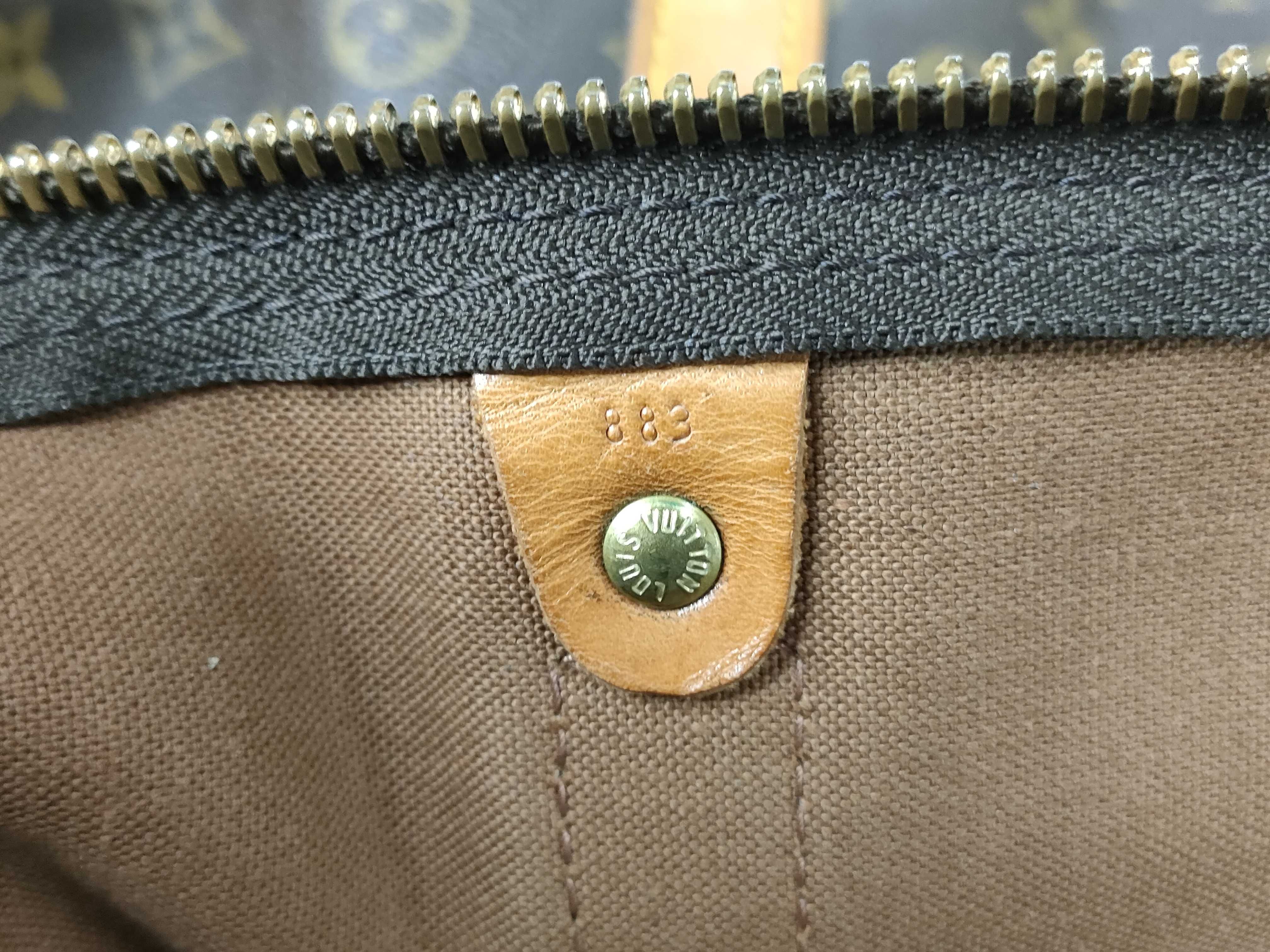 Monogram Keepall Bandoulière 60 M41412 FC883 Boston Bag — view 13