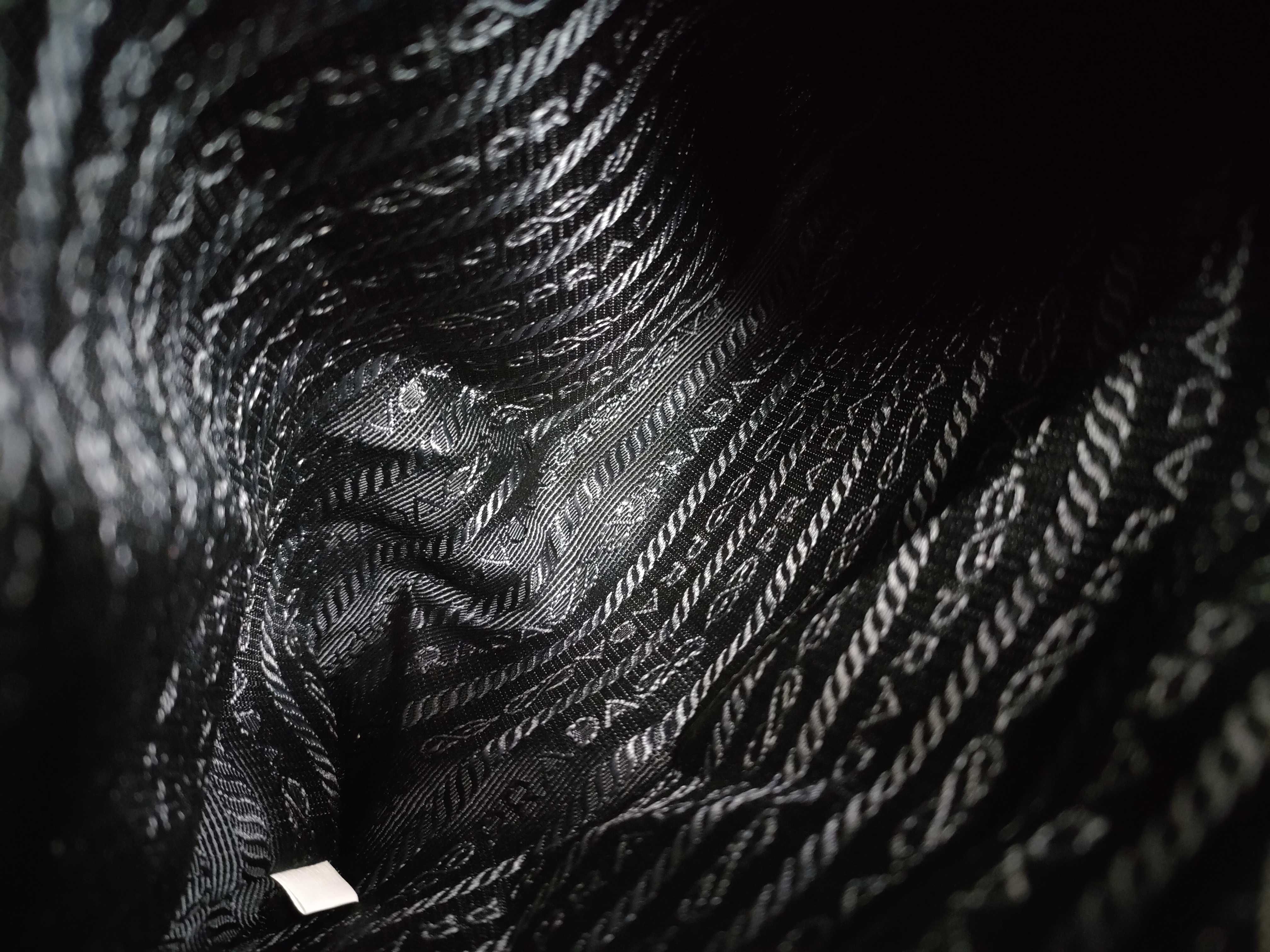 Nylon ID- Tessuto Nylon x Cowskin Tote bag Black 1BG253 Tote bag — view 13