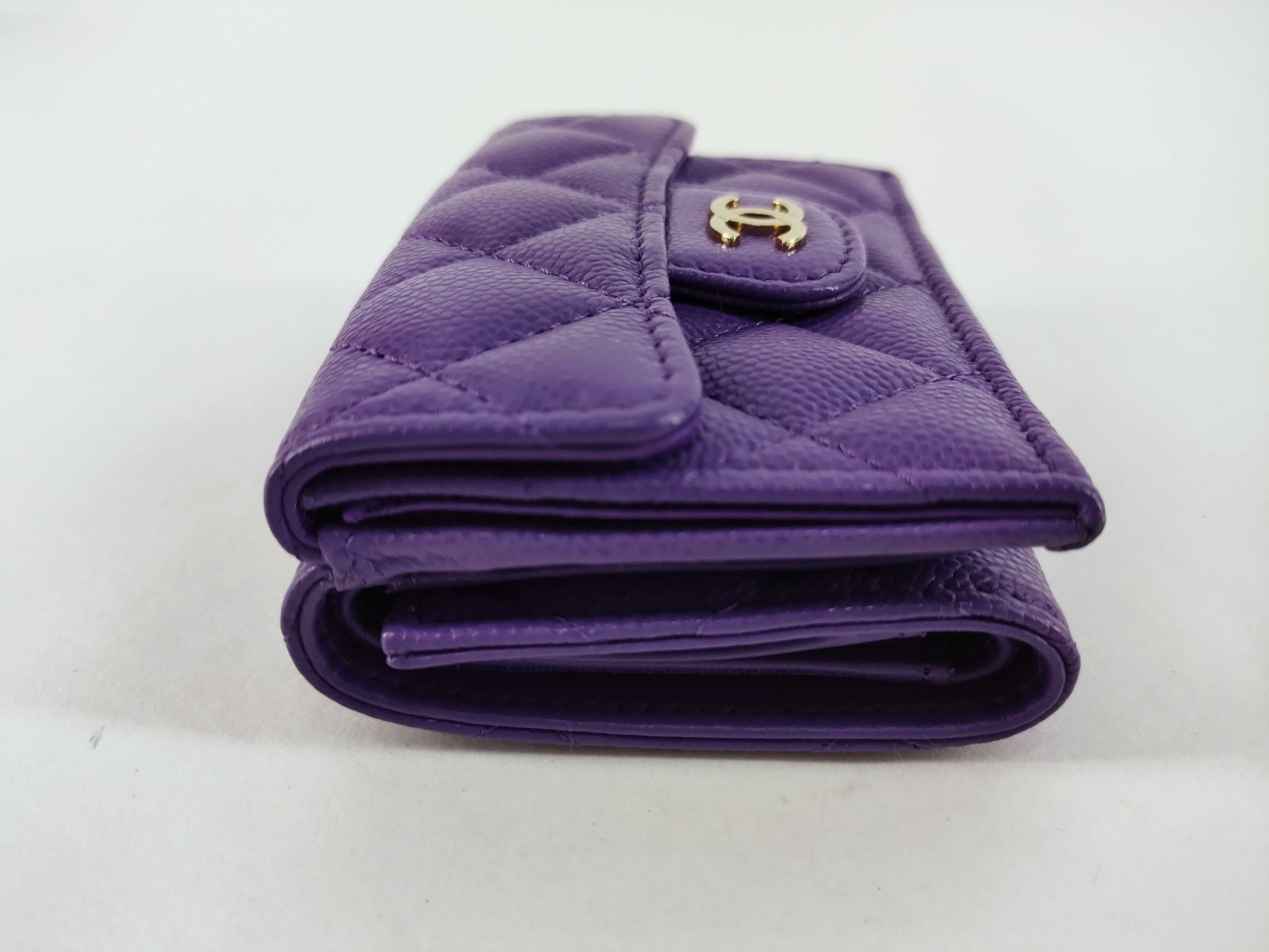 Caviar Skin Coco Mark Compact Wallet — view 6