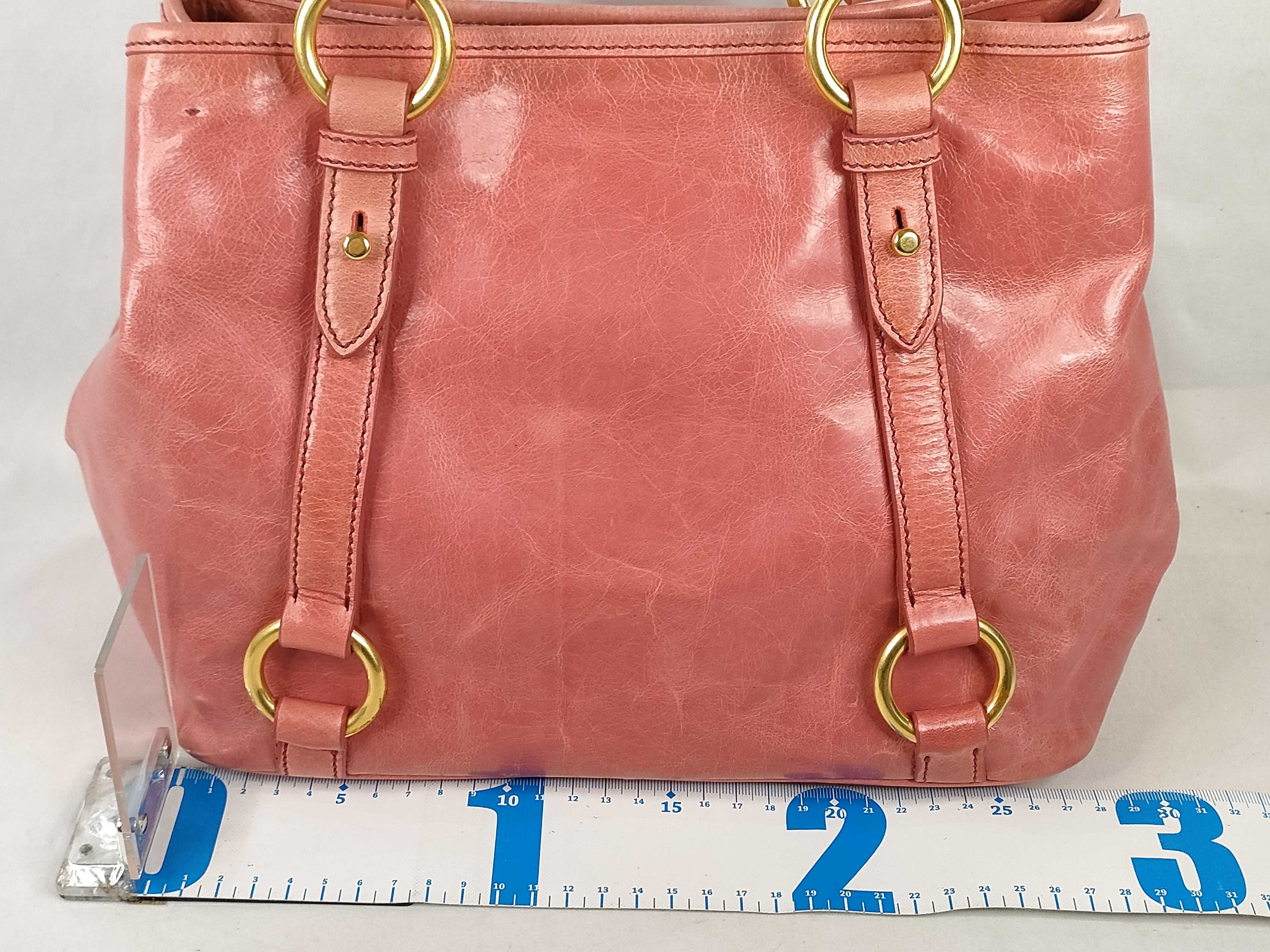 Pink 2-Way Leather Handbag — view 2