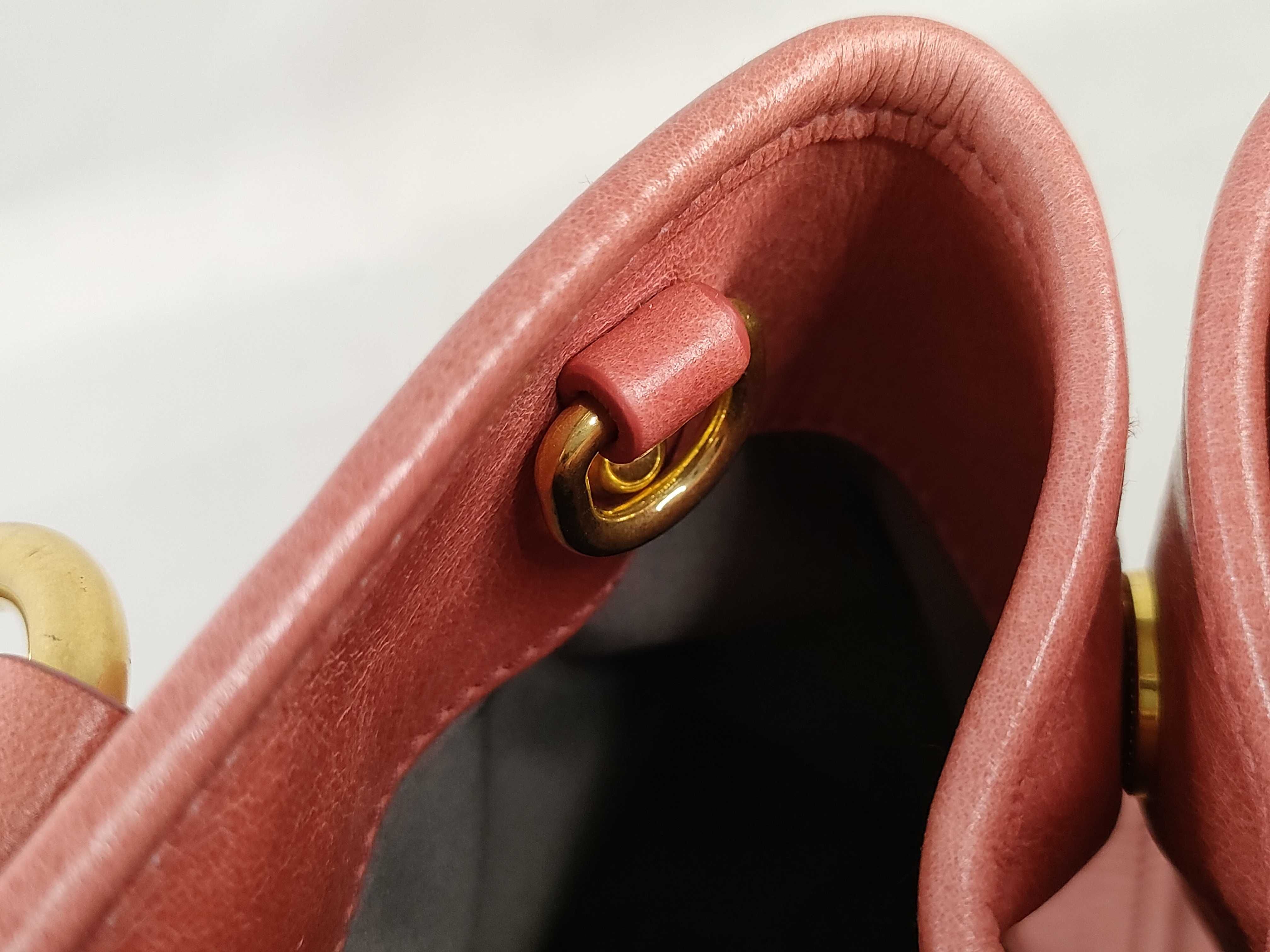 Pink 2-Way Leather Handbag — view 15
