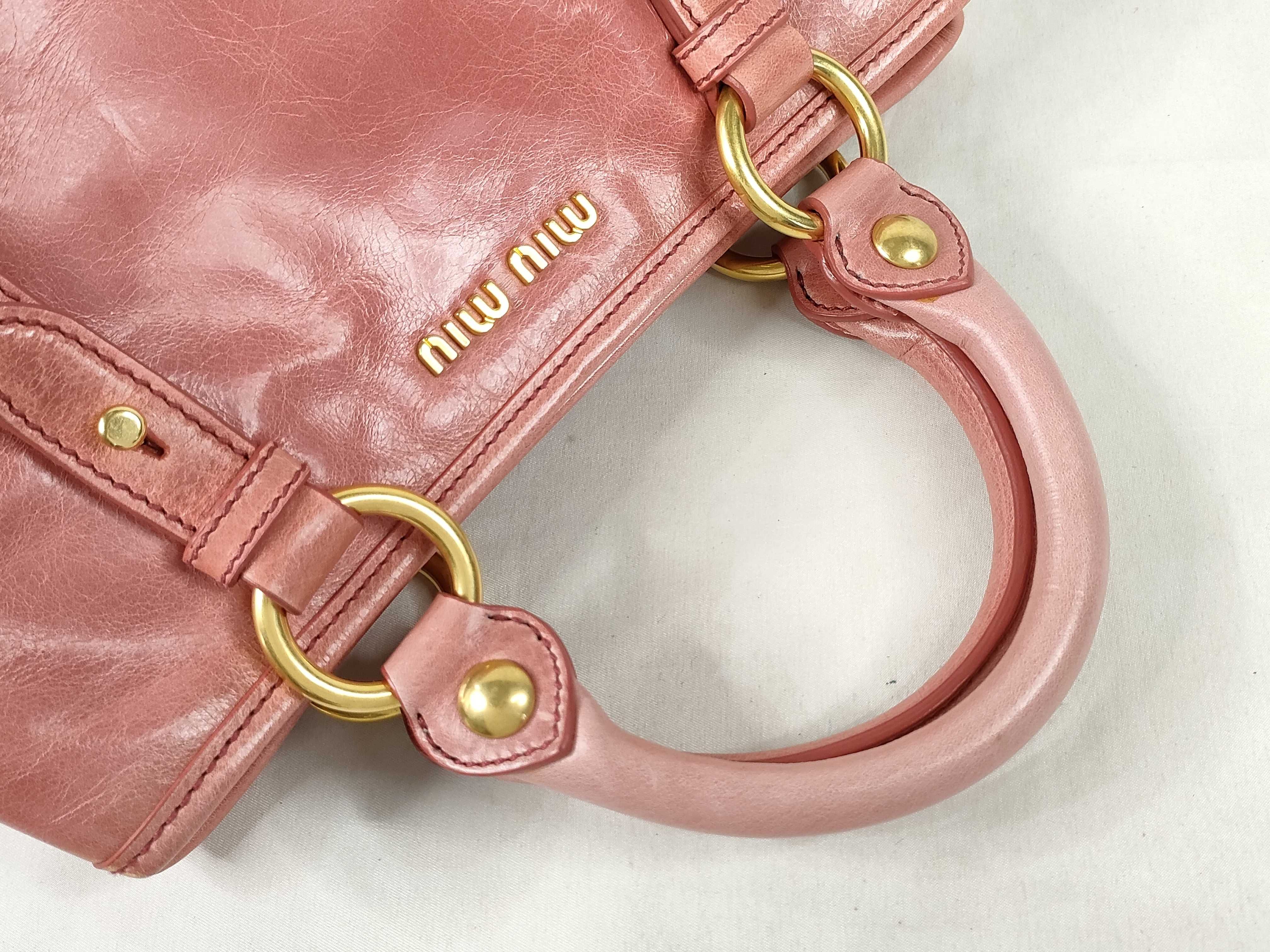 Pink 2-Way Leather Handbag — view 3