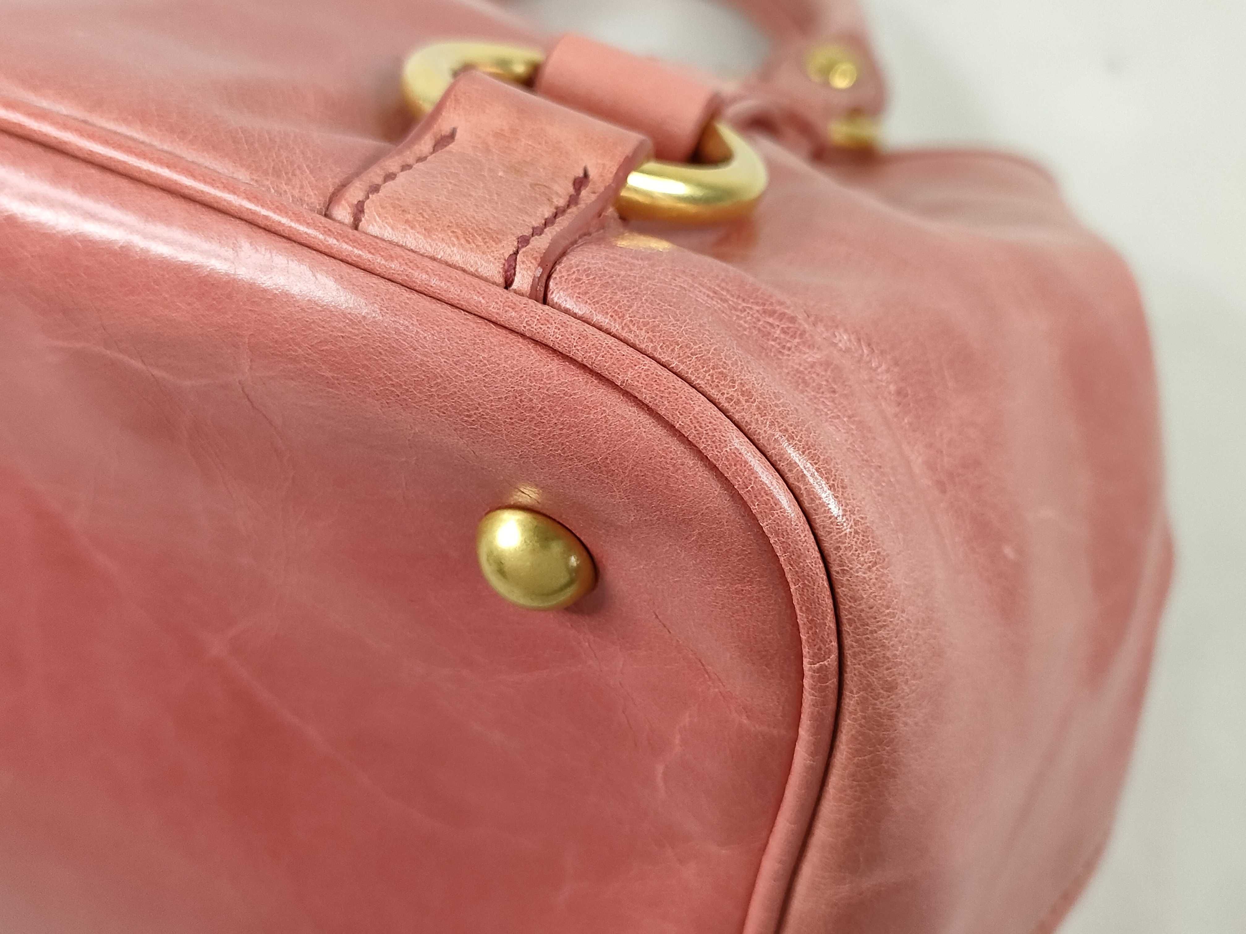 Pink 2-Way Leather Handbag — view 7