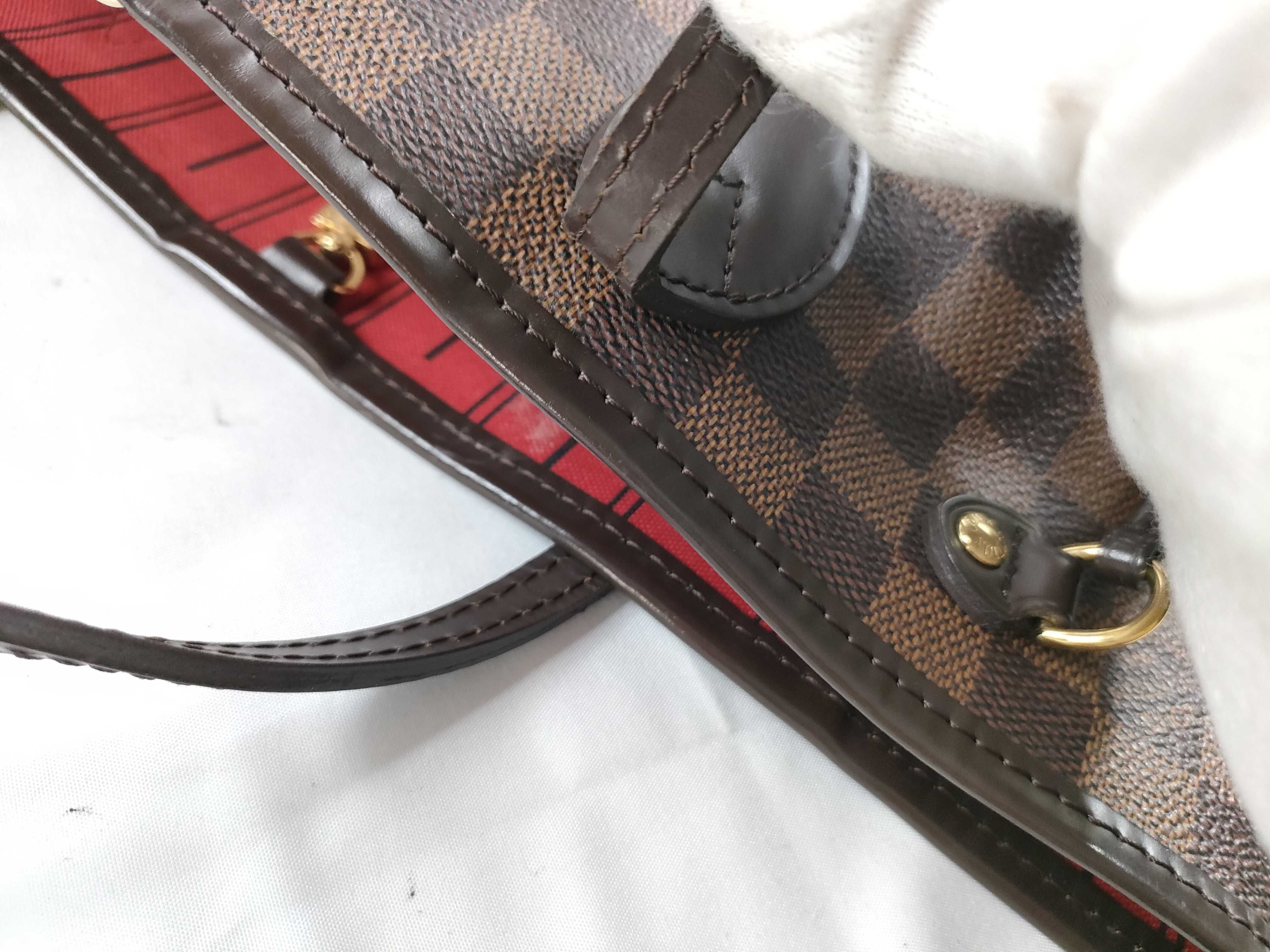 Damier FR- Damier ebene Neverfull PM N51109 VI0120 Tote Bag — view 8