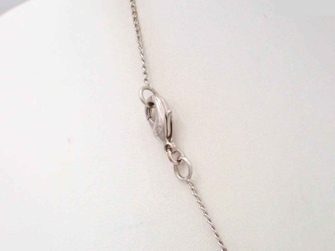 Coco Mark Necklace with Rhinestones, 5.4g, Chain approx. 50cm — view 2