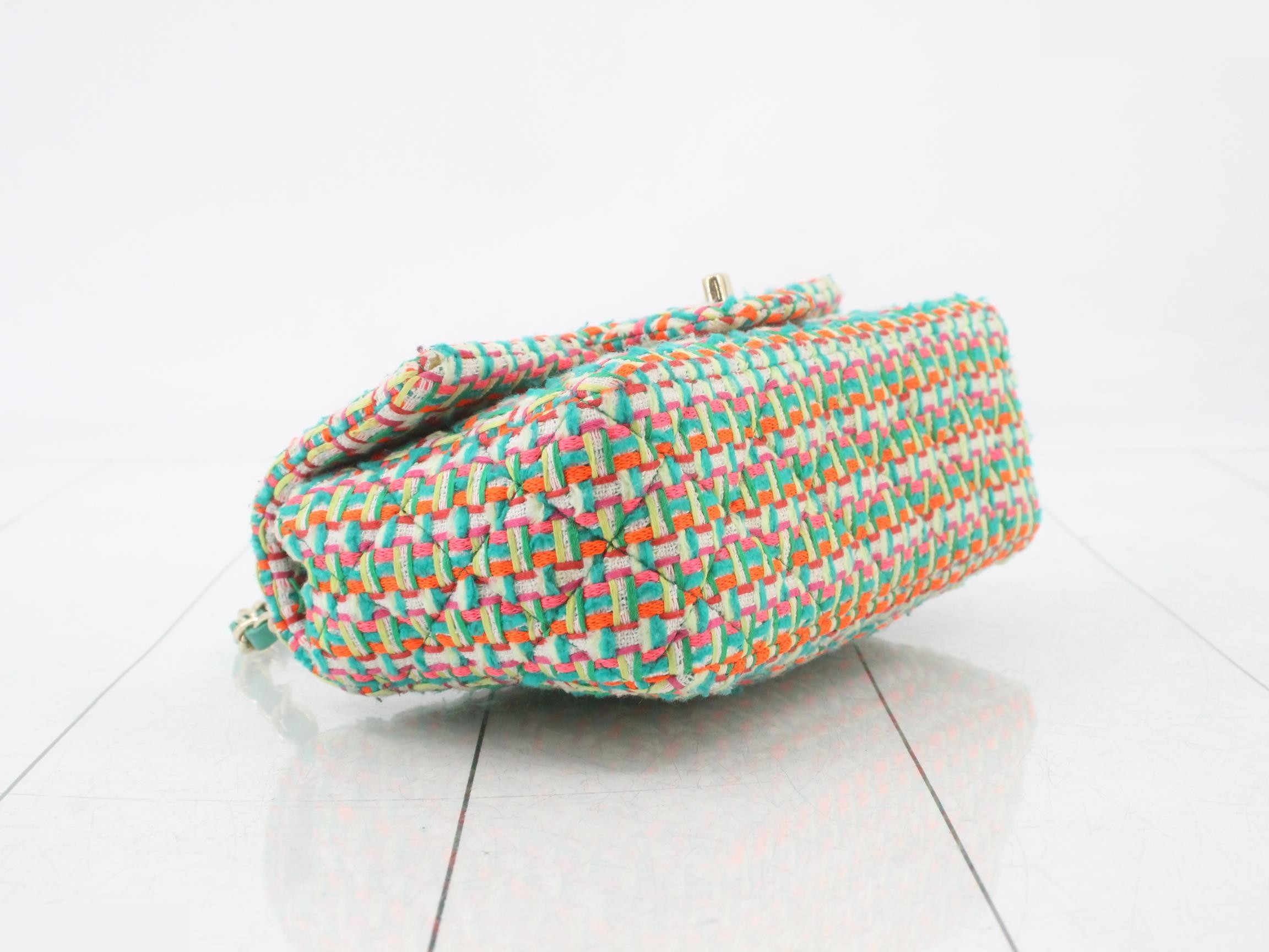 Tweed Mini Matelassé Shoulder Bag — view 5