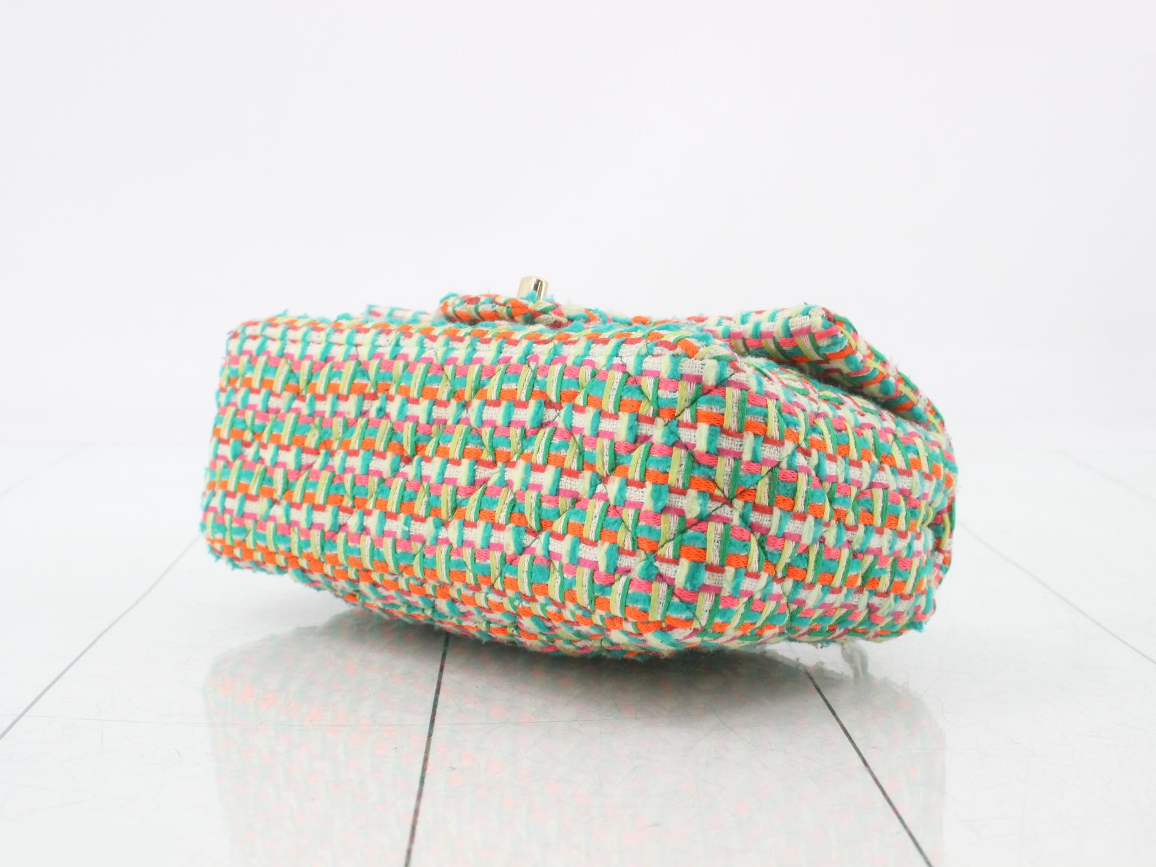 Tweed Mini Matelassé Shoulder Bag — view 6
